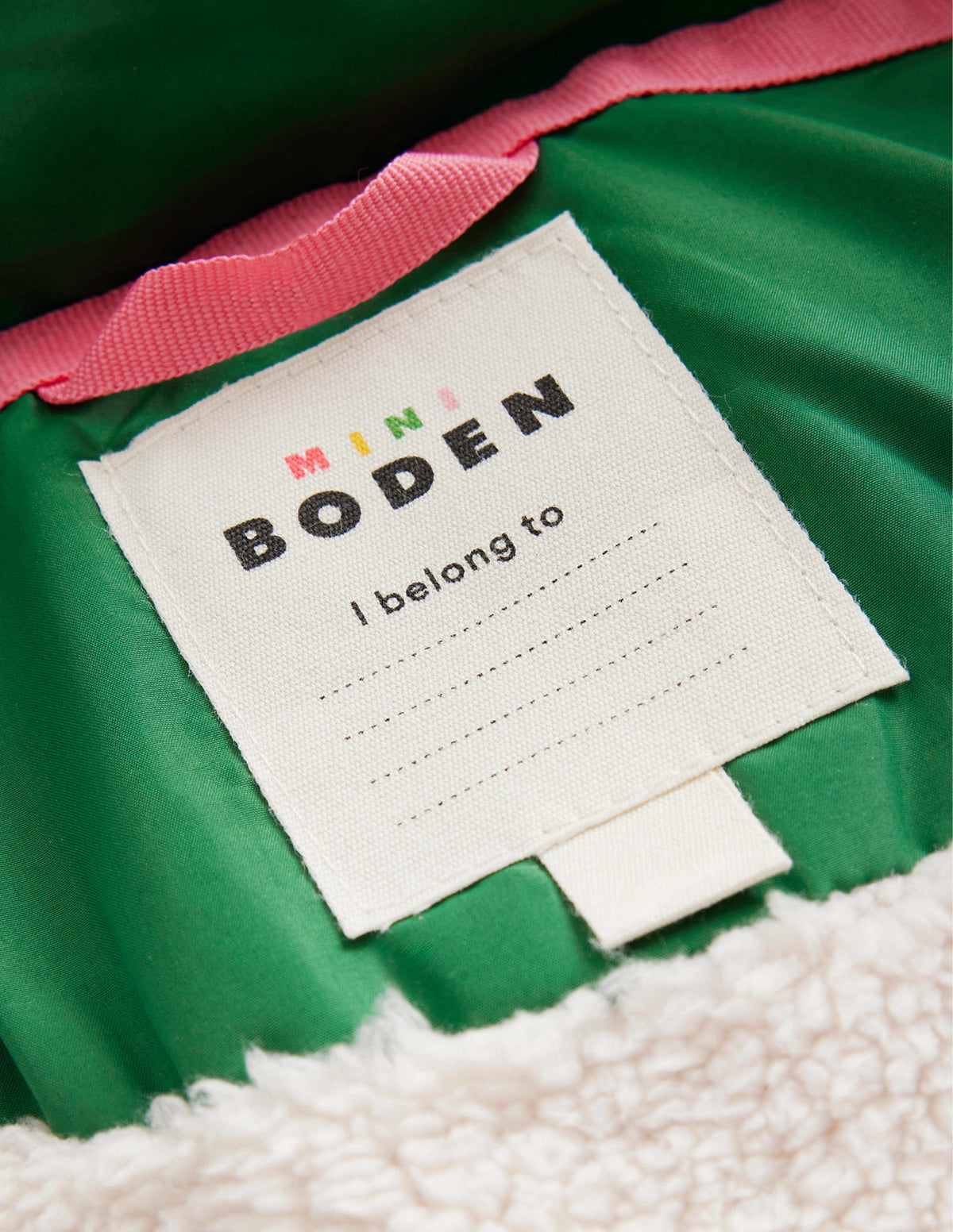 Longline Padded Coat-Deep Green - Image 4