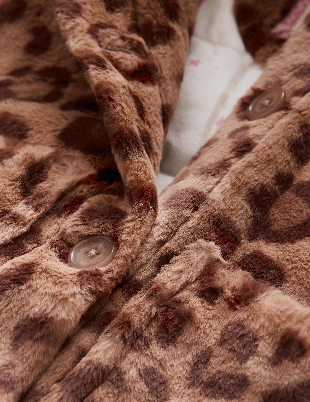 Faux Fur Duffle Coat-Large Leopard-3