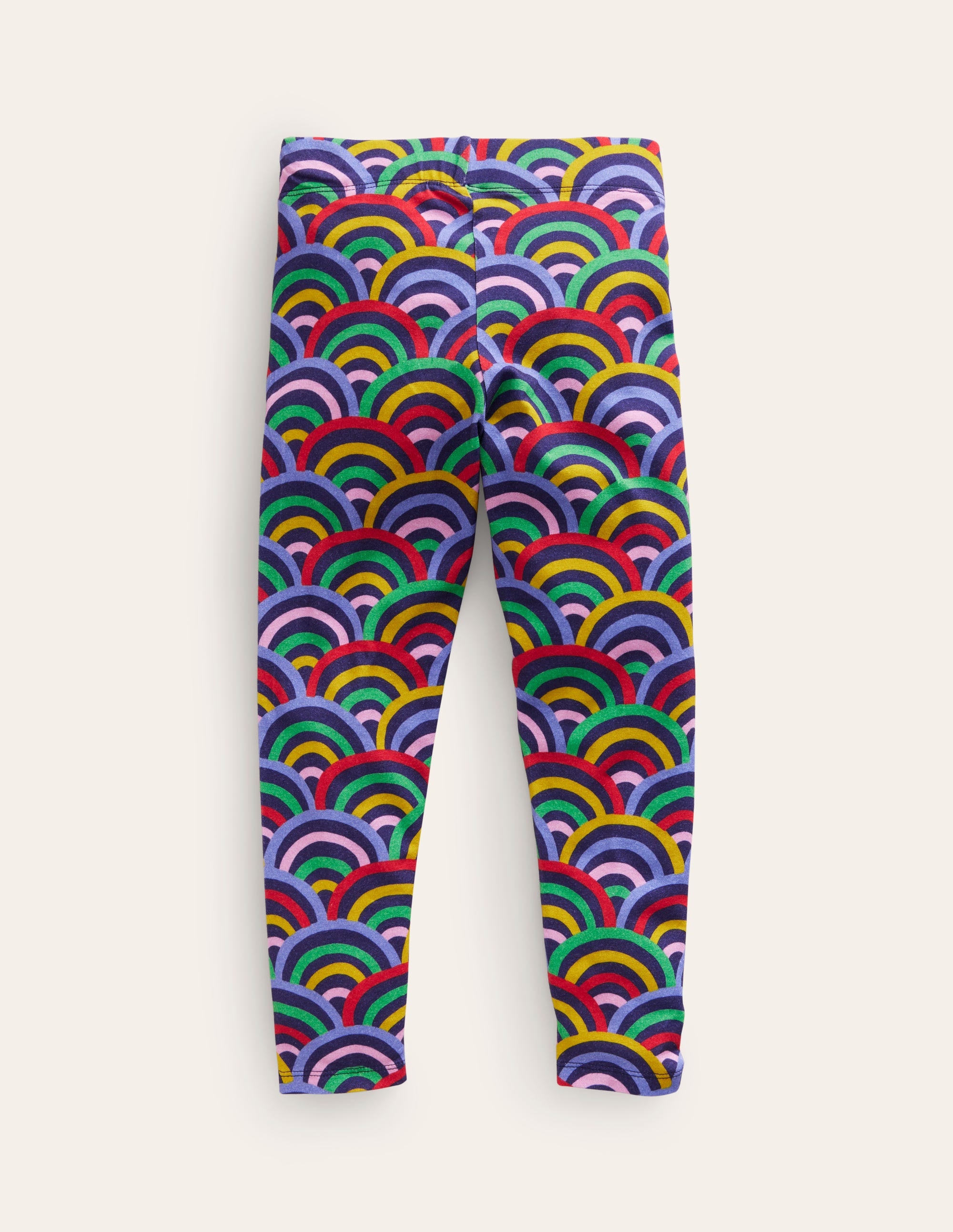 Fun Leggings-Navy Multi Rainbow - Image 2
