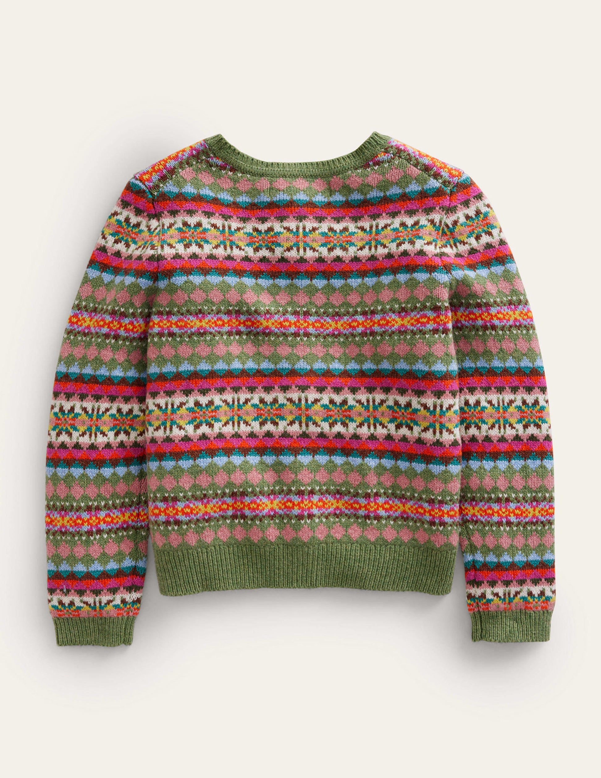 Fair Isle Cardigan-Multi Fair isle-2