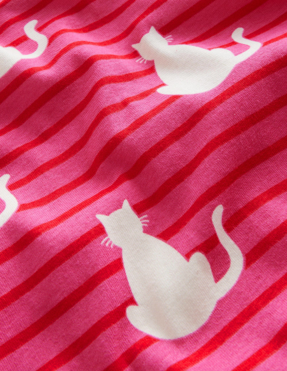 Snug Glow-In-The-Dark Pyjamas-Pink Cats - Image 3