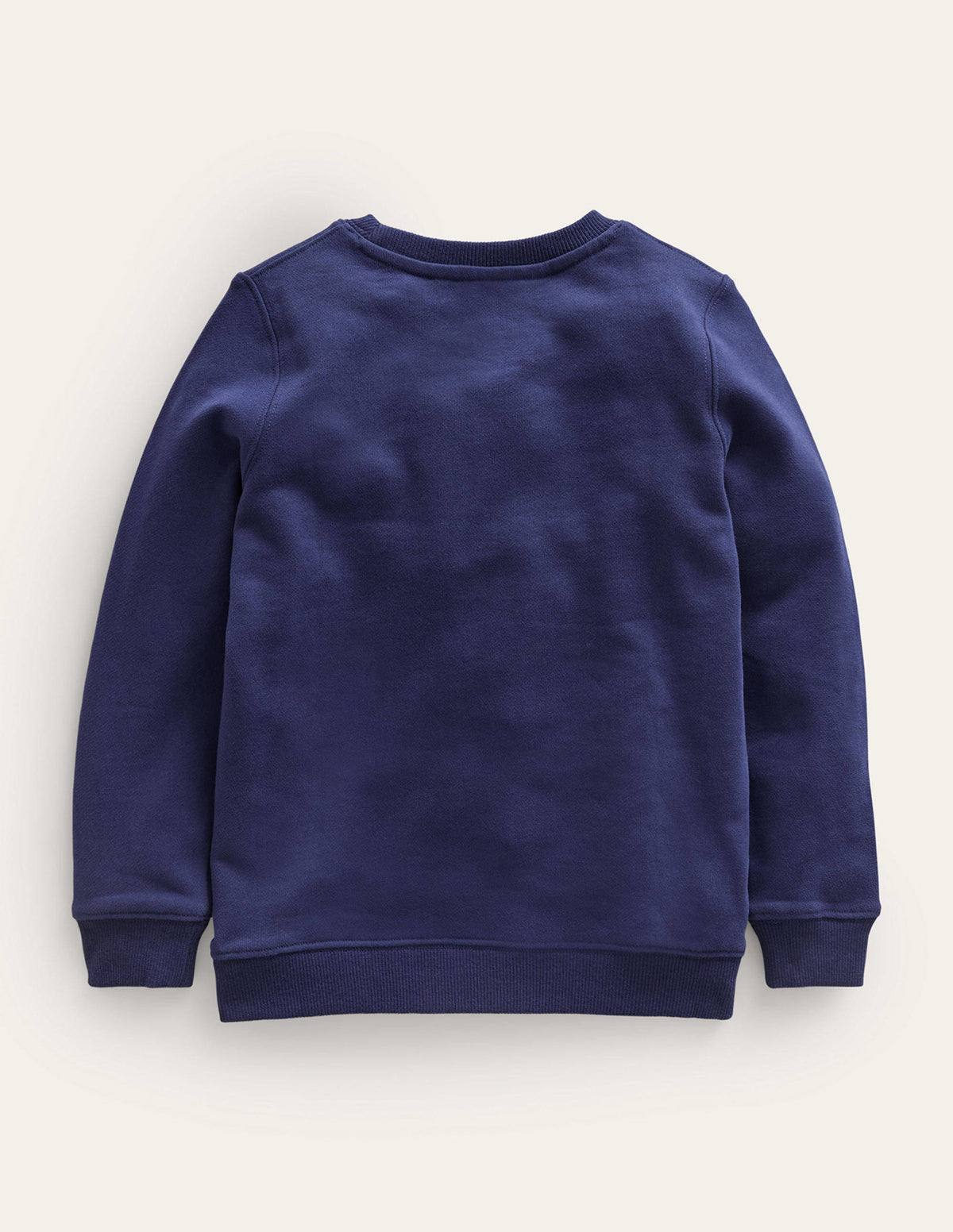 Applique Sweatshirt-College Navy-2