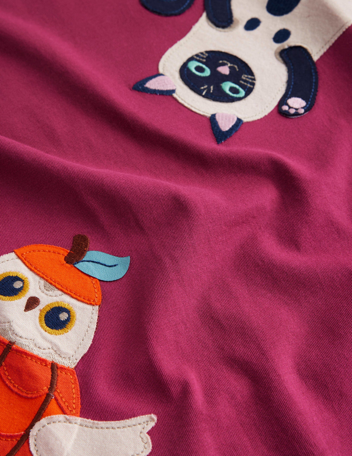 Appliqué Jersey Tunic-Penelope Pink-3