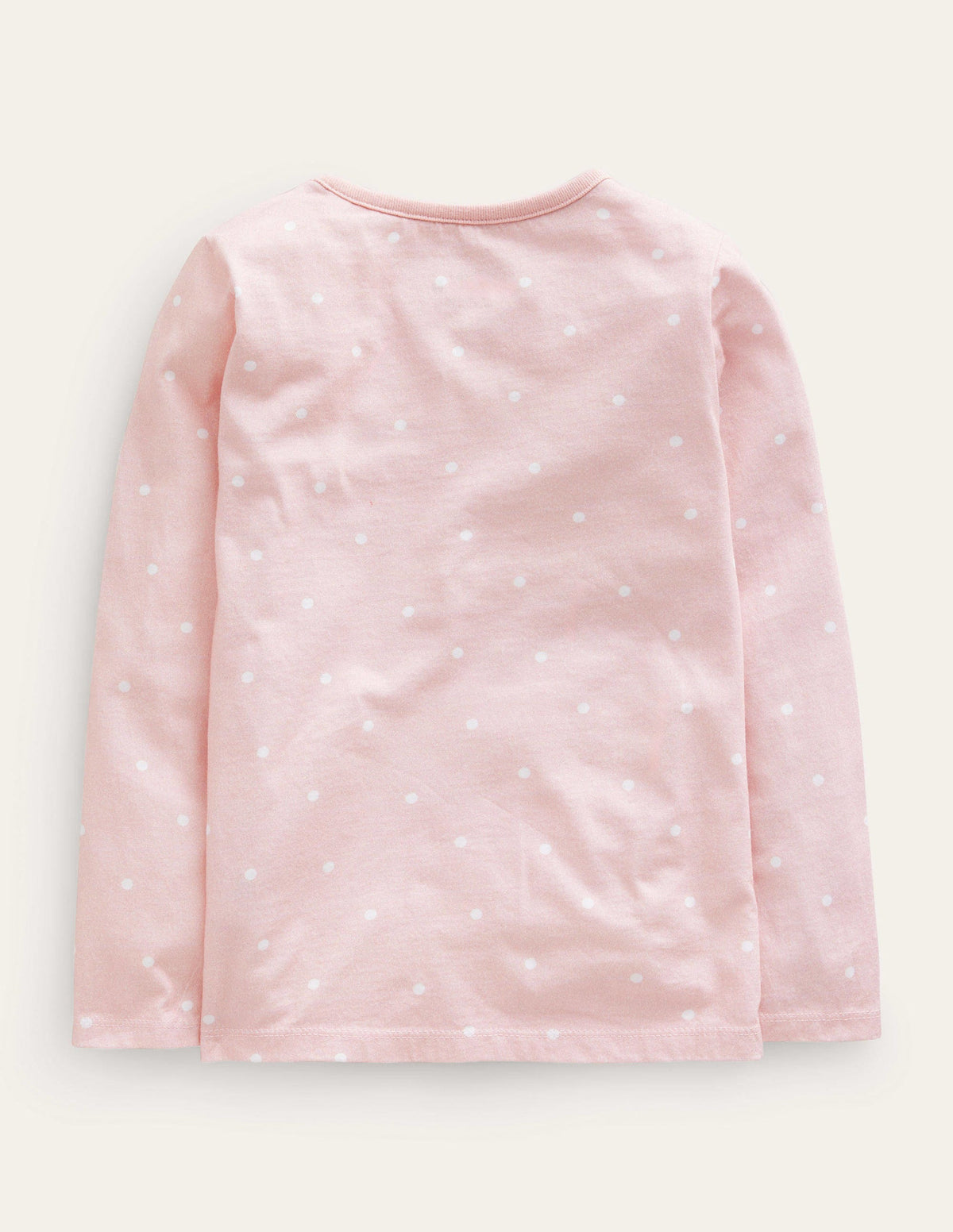 Postbox Appliqué Cotton Top-Boto Pink Spot - Image 2