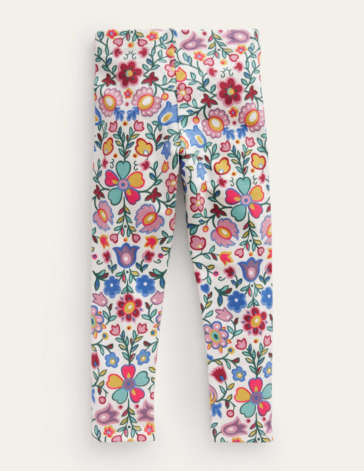 Fun Cosy Leggings-Multi Folk Floral - Image 2