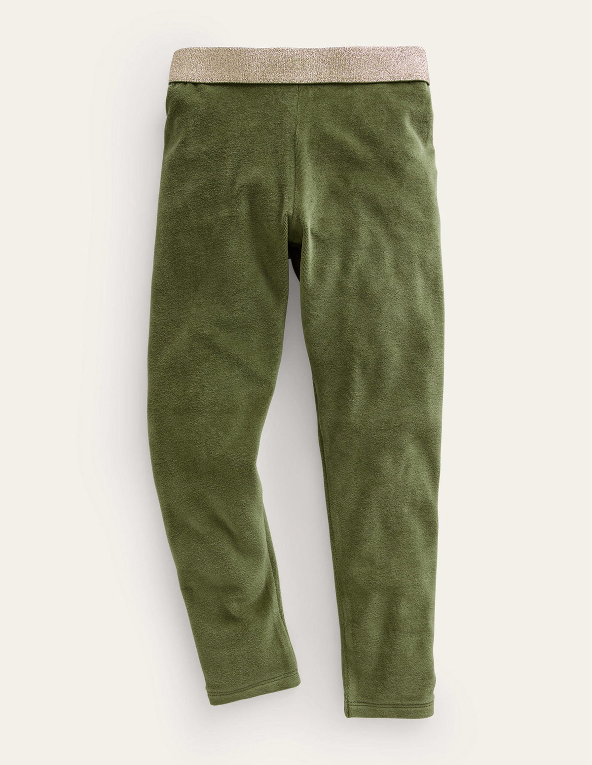 Velvet Leggings-Khaki Green-1