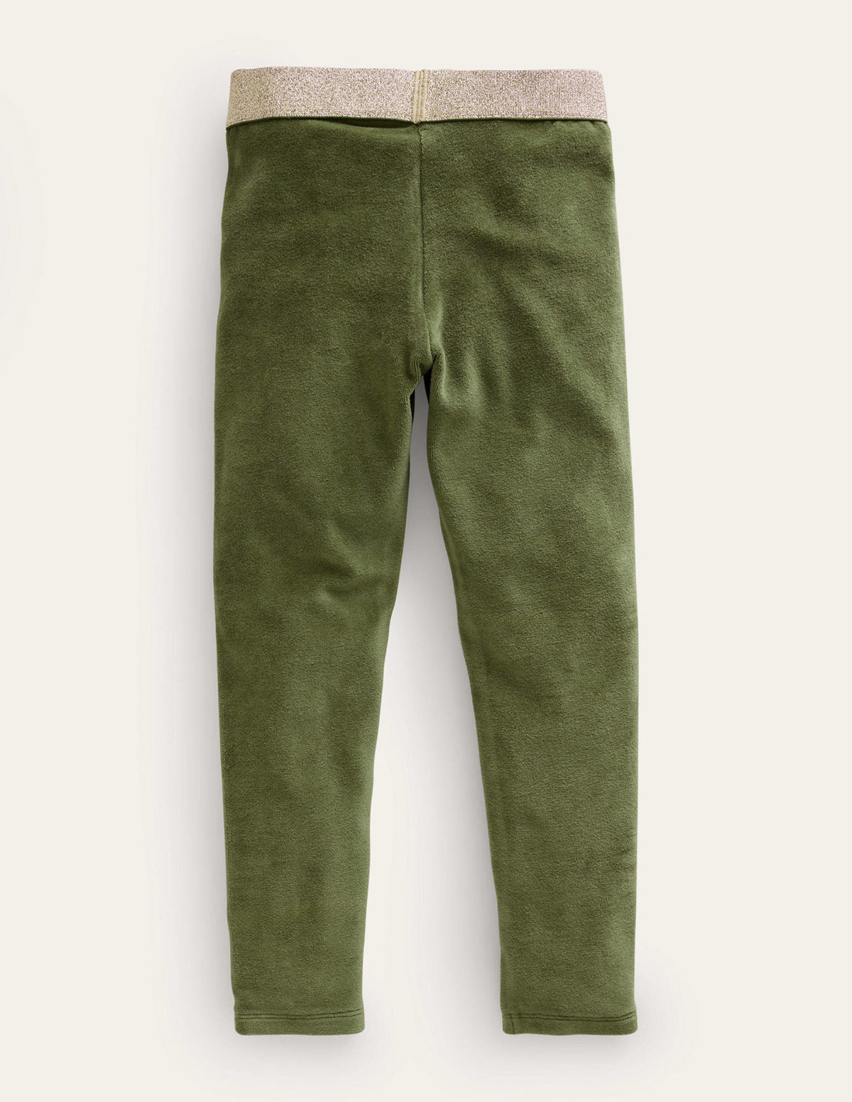 Velvet Leggings-Khaki Green-2