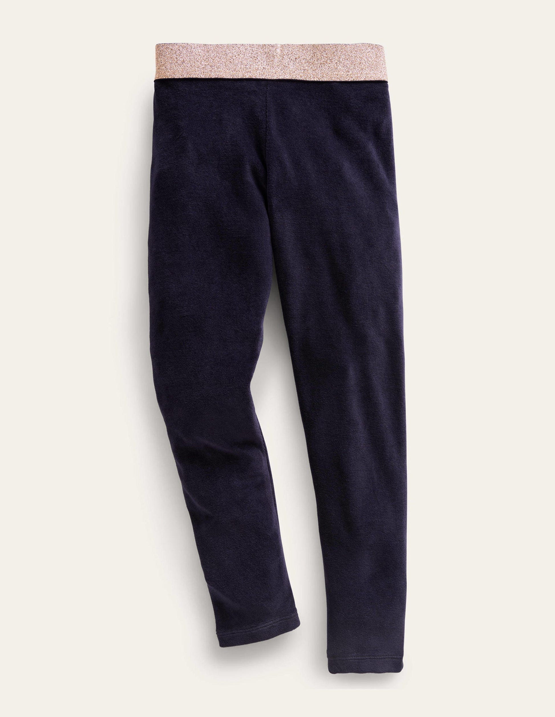 Velvet Leggings-French Navy-1