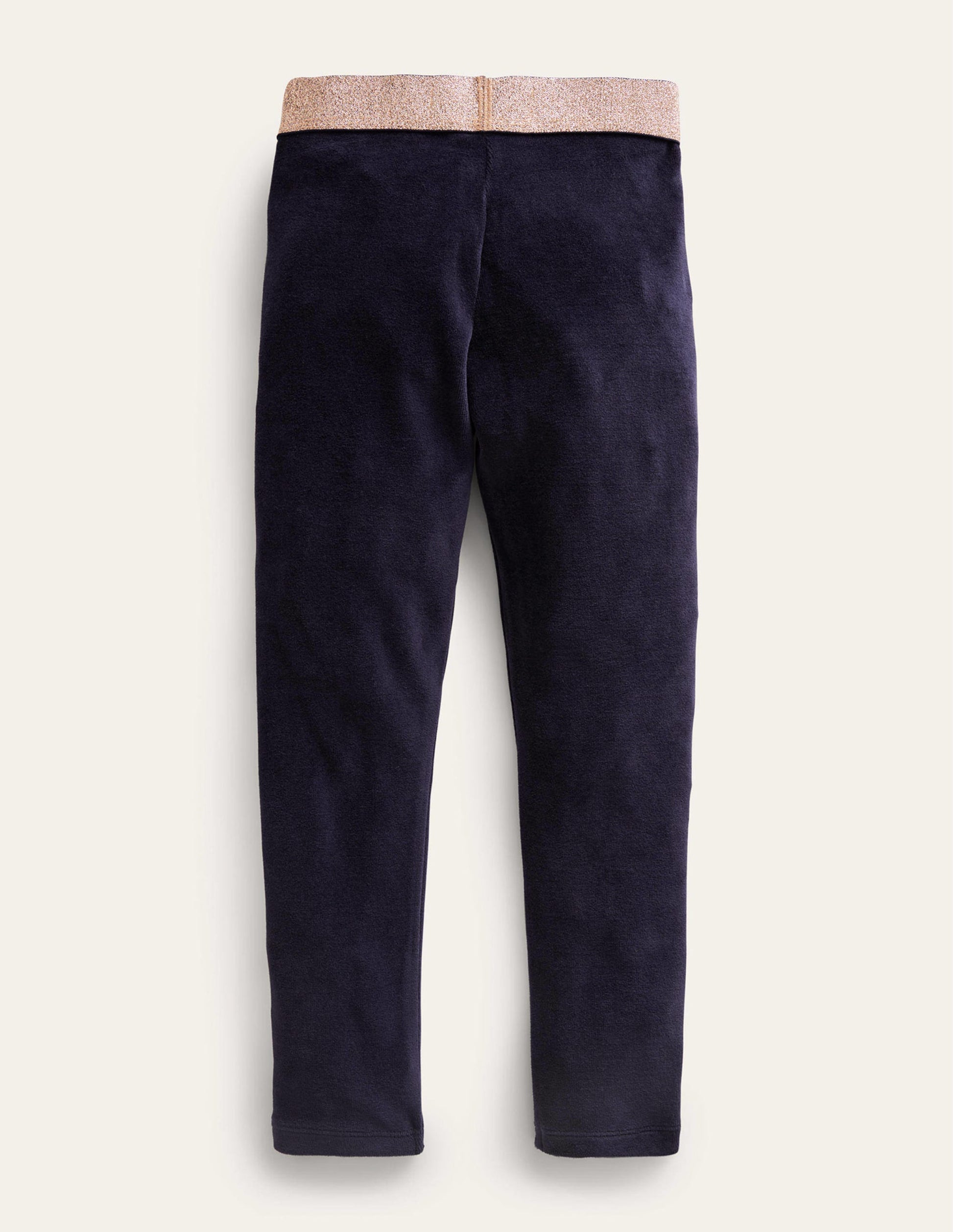 Velvet Leggings-French Navy-2