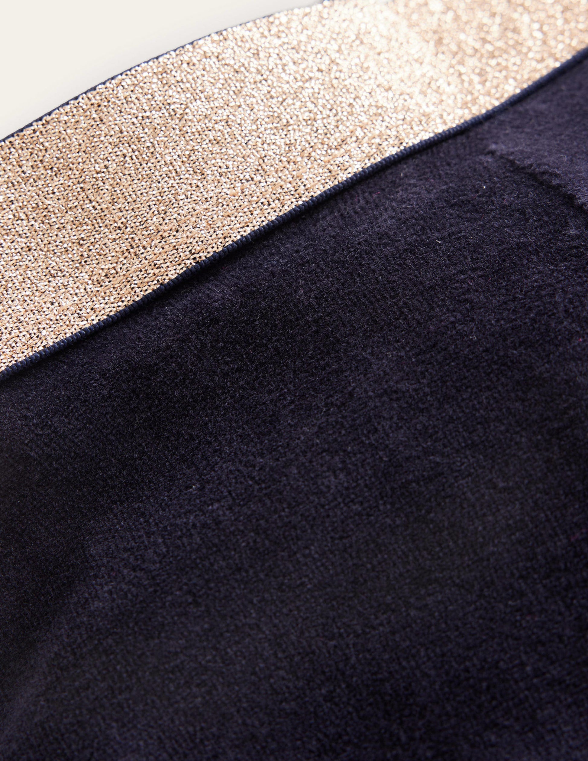 Velvet Leggings-French Navy-3