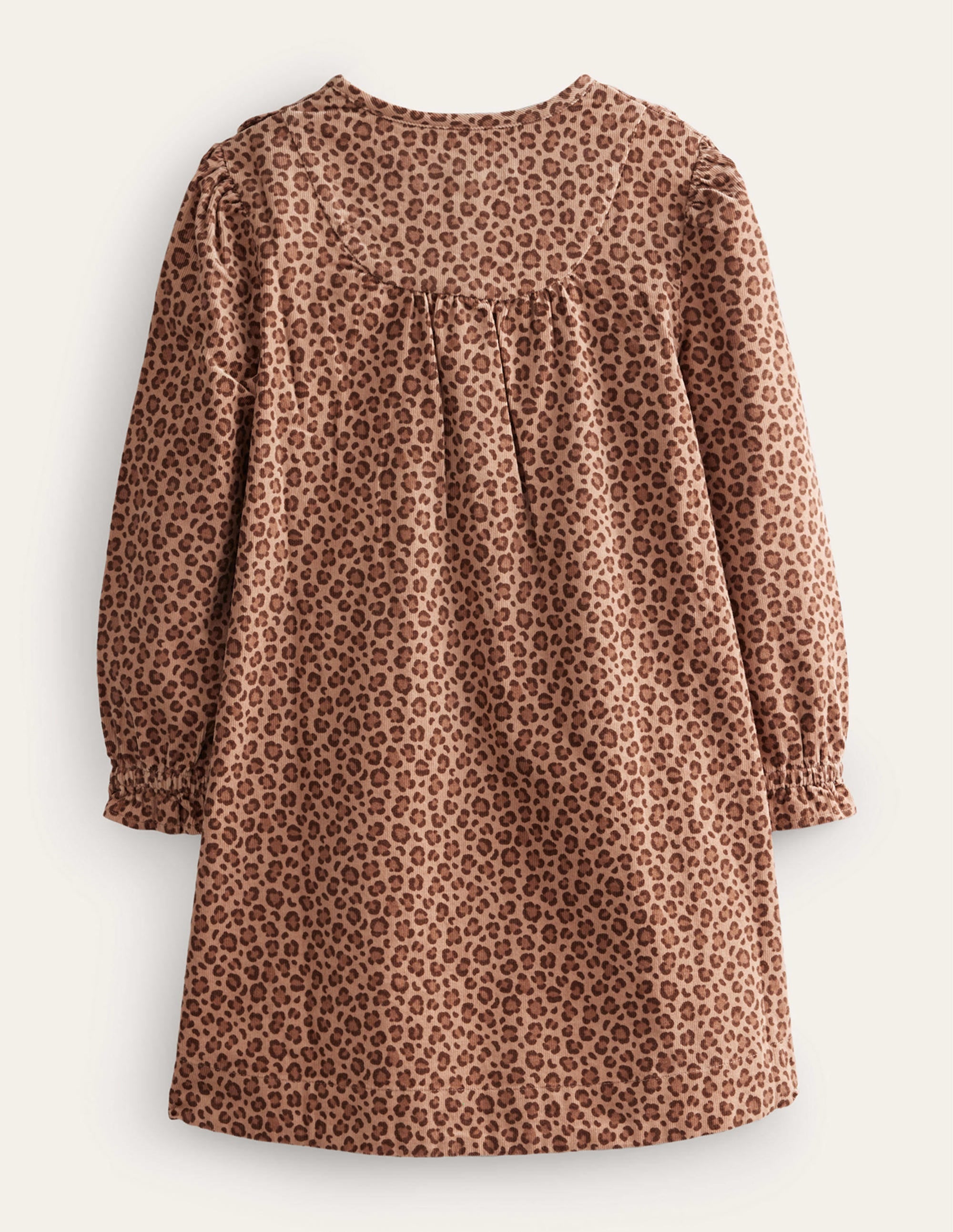 Scallop Cord Dress-Leopard Print - Image 2