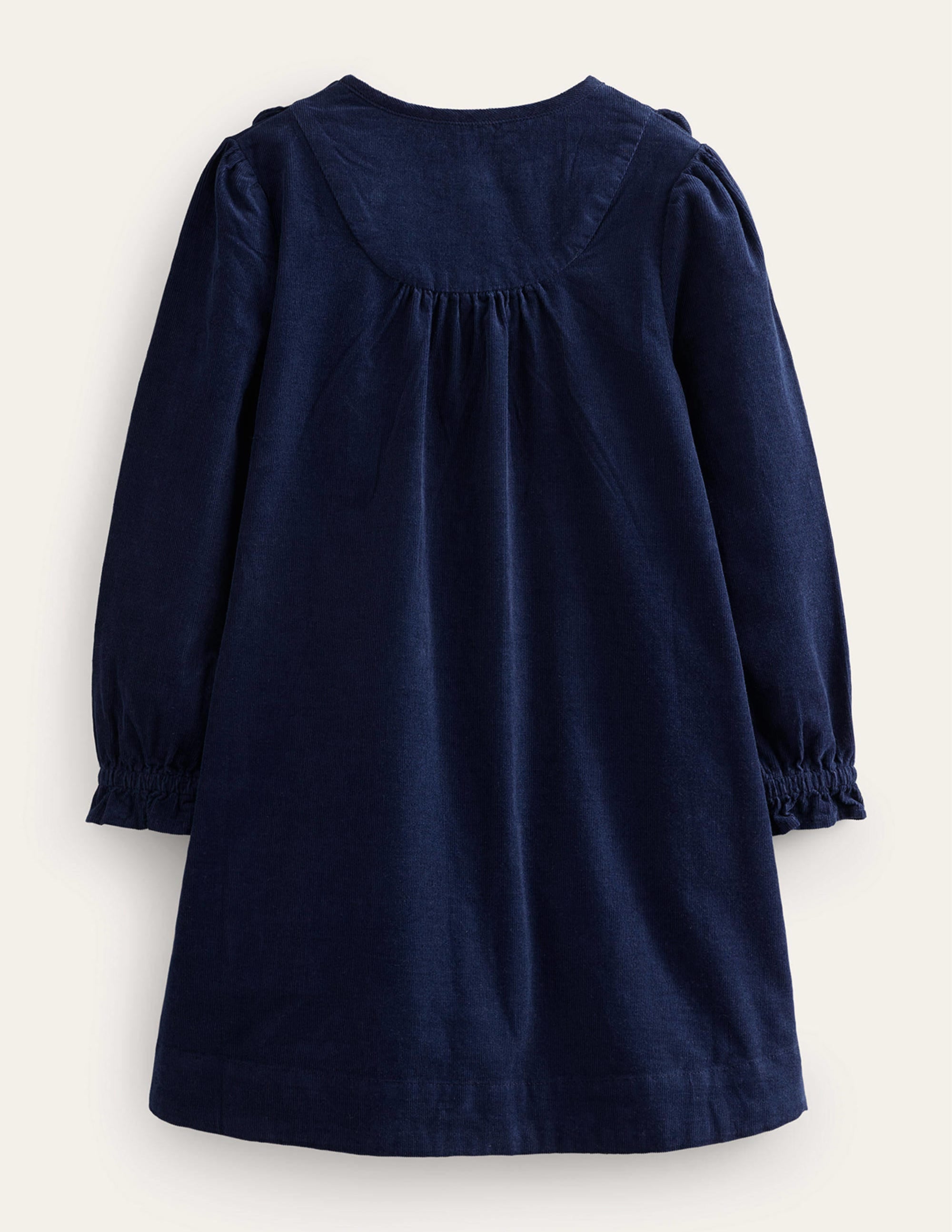 Scallop Cord Dress-French Navy - Image 2