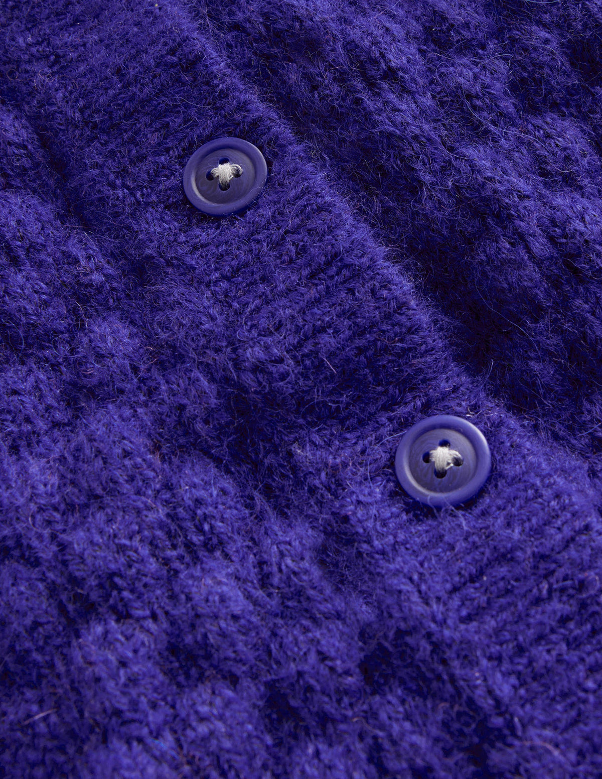 Bobble Stitch Cardigan-Bluing Blue - Image 3
