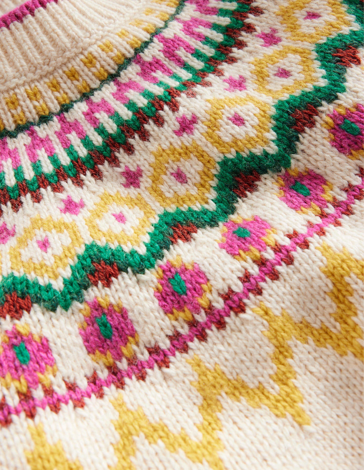 Fair Isle Jumper-Oatmeal Marl - Image 3