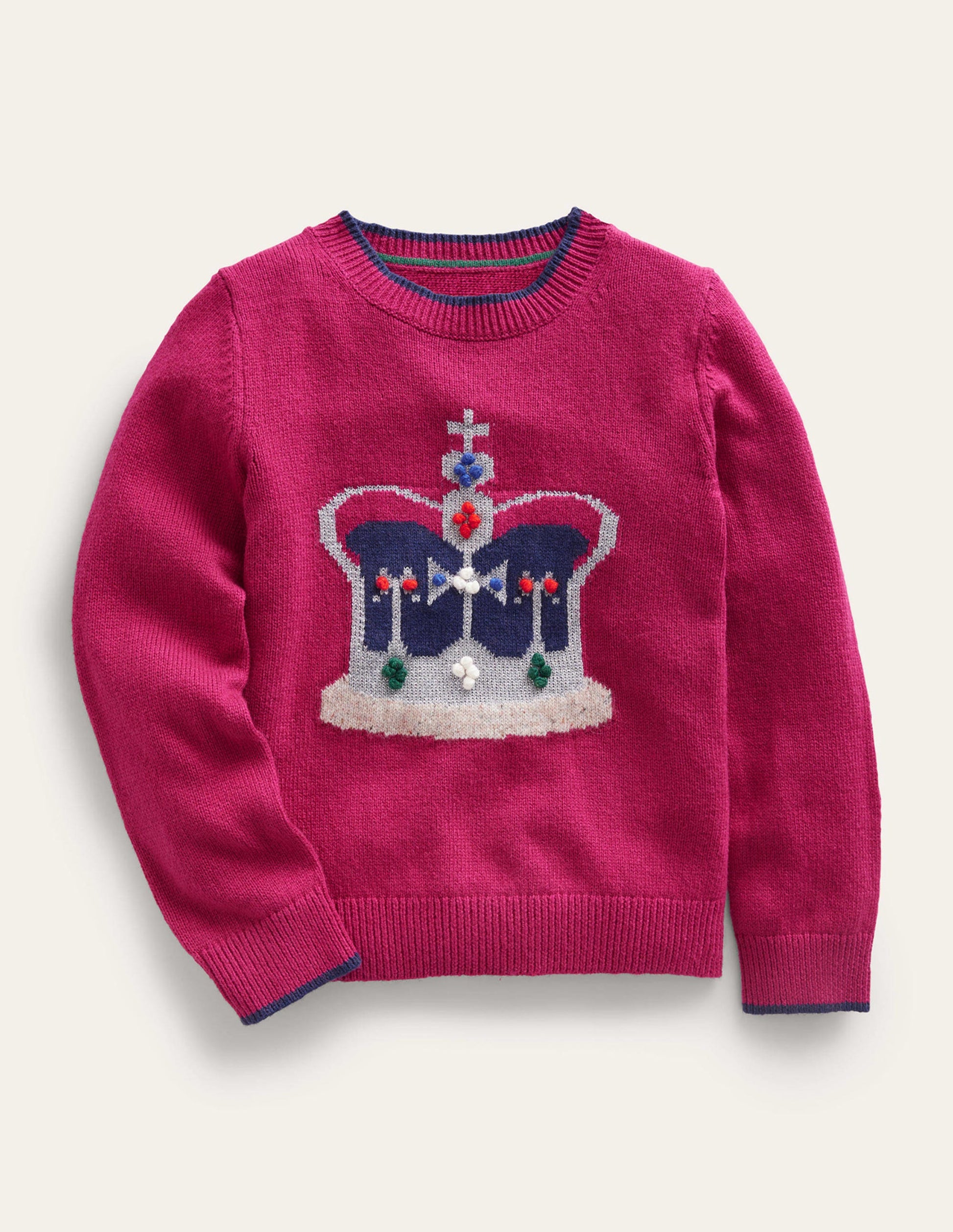 Crown Jumper-Penelope Pink-1