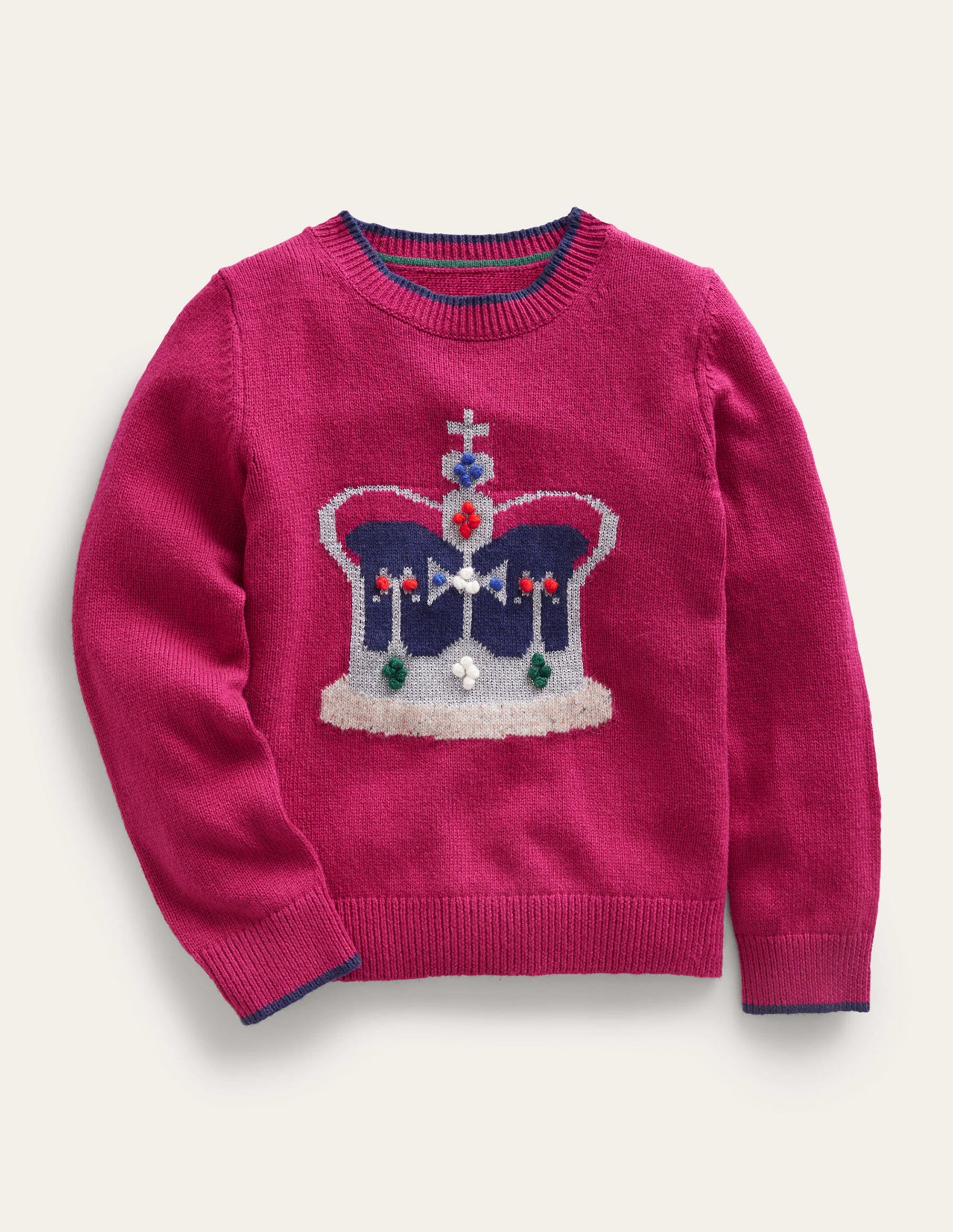 Crown Jumper-Penelope Pink - Image 1