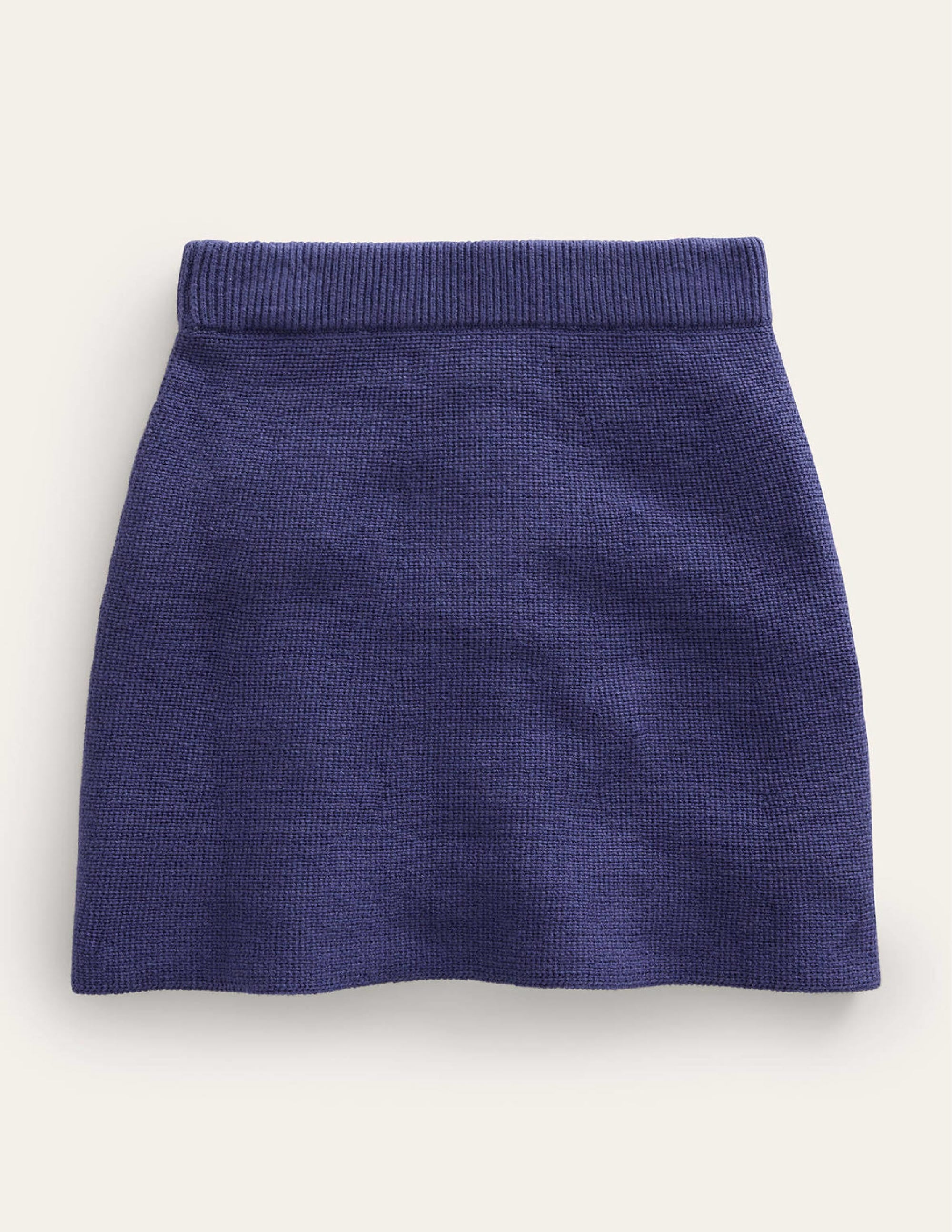 Knitted Skirt-College Navy - Image 2