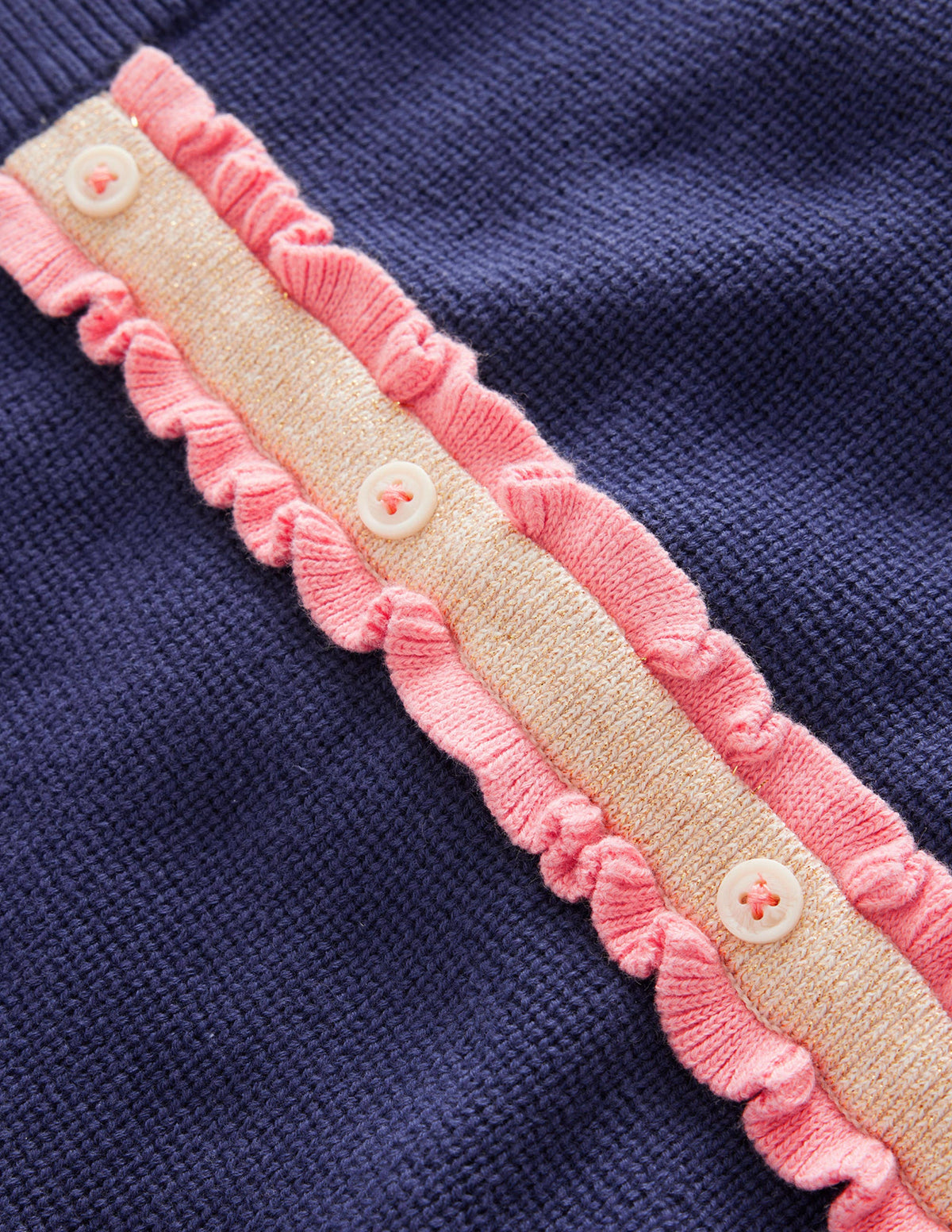 Knitted Skirt-College Navy - Image 3