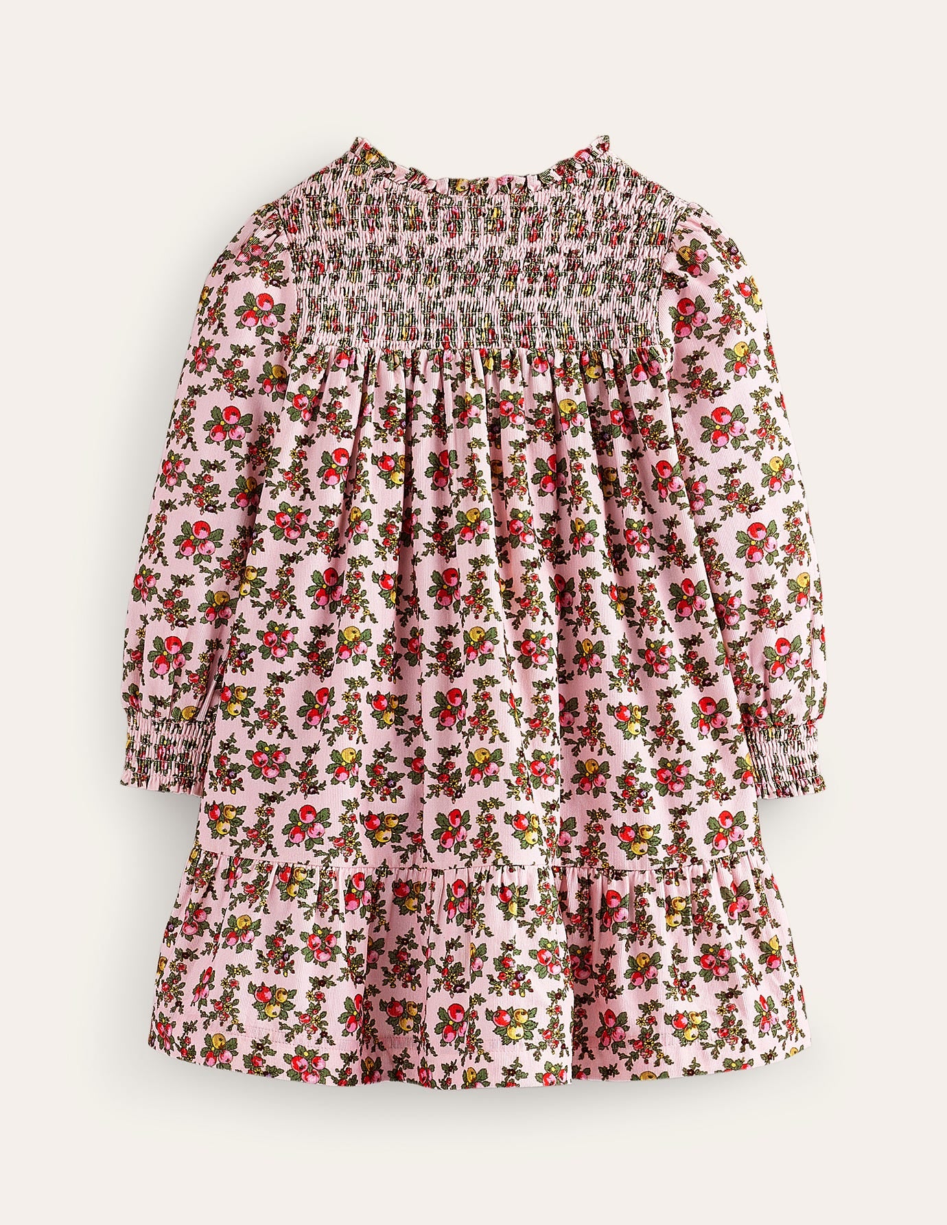 Shirred Cord Dress-French Pink Apple Orchard - Image 2
