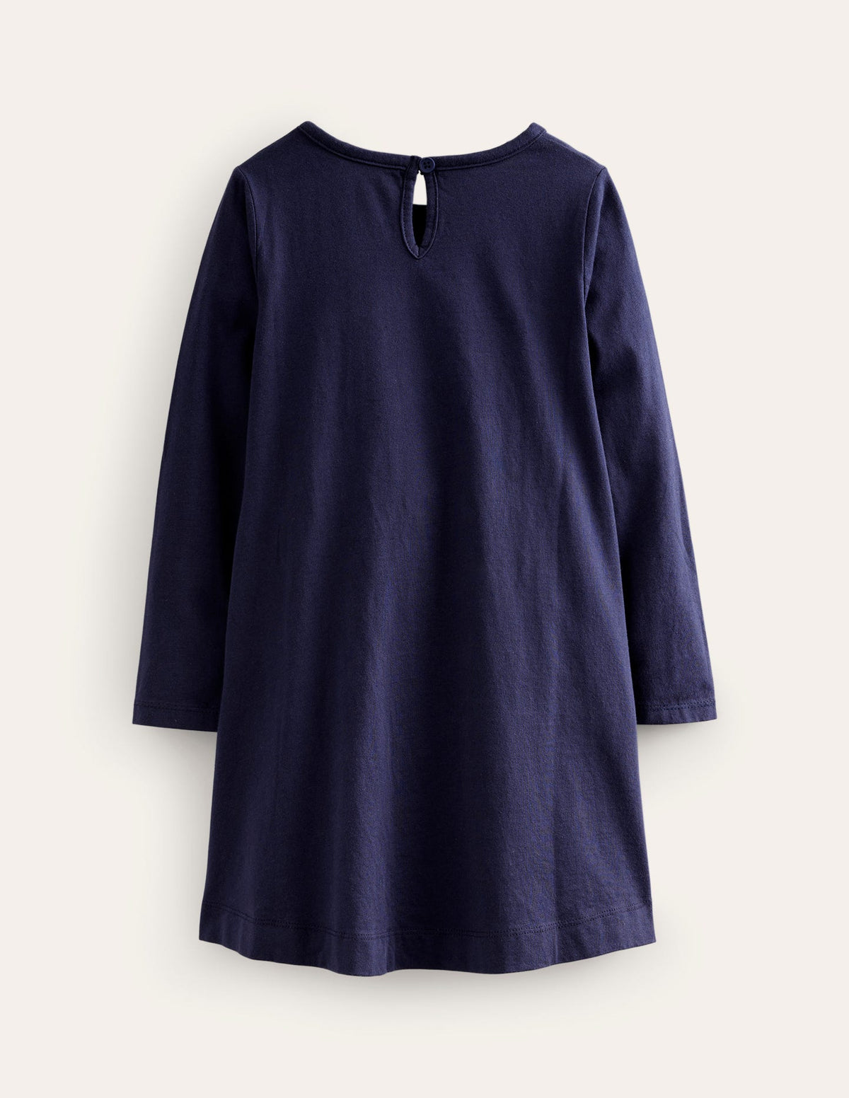 Advent Calendar Appliqué Dress-French Navy - Image 2