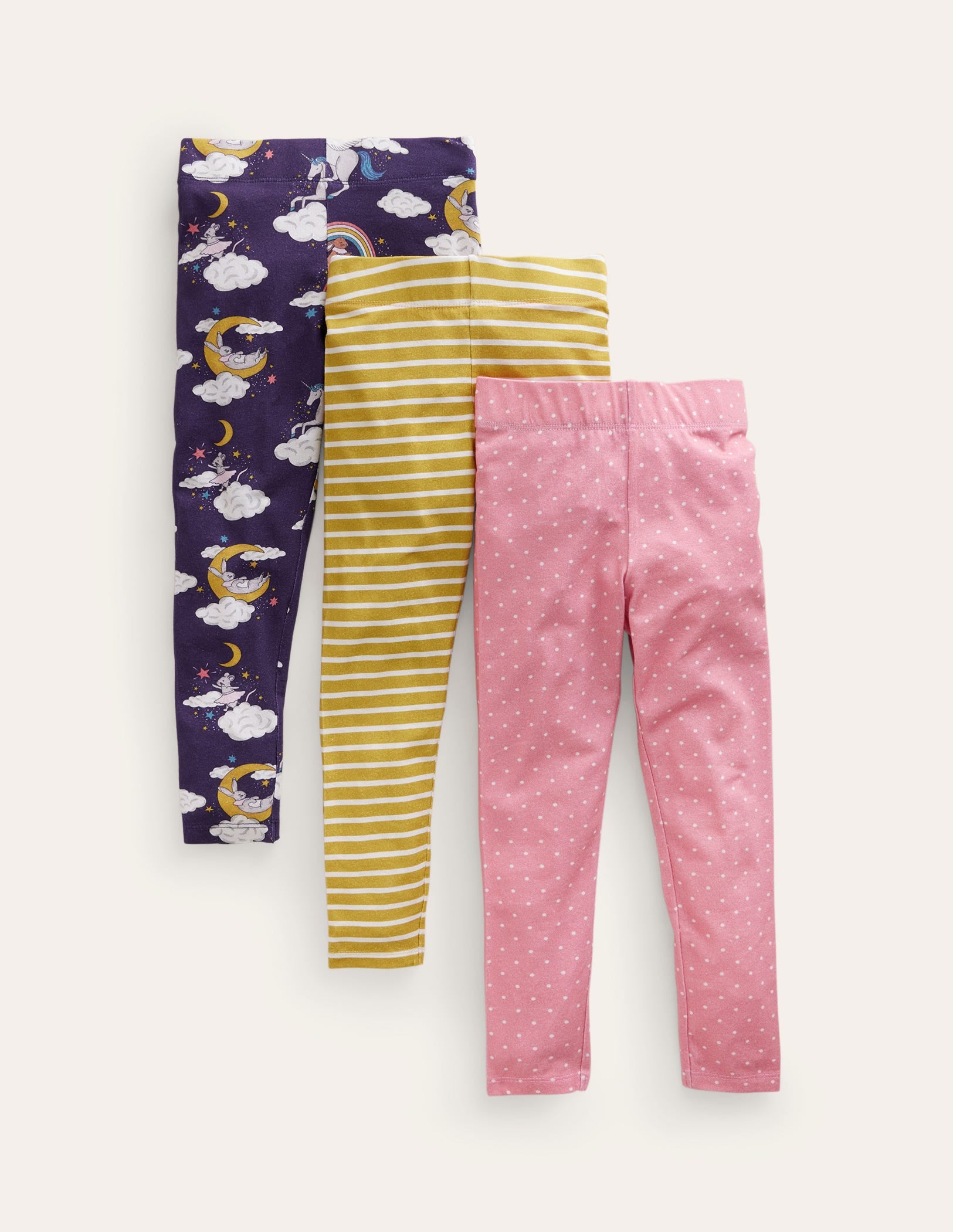 3-Pack Leggings-College Navy Magical Sky - Image 1