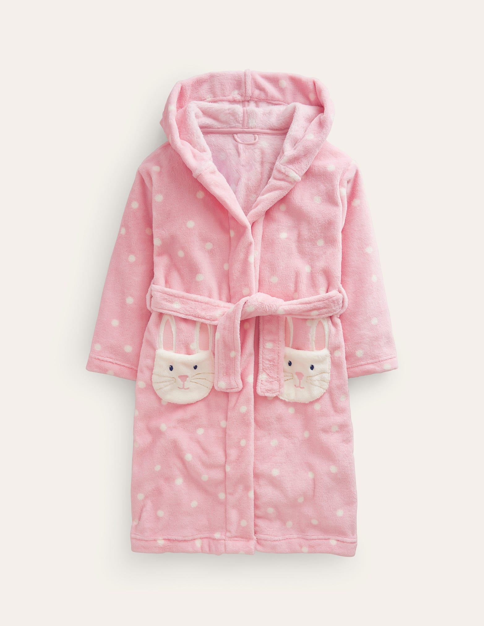 Dressing Gown-Boto Pink Spot Bunny - Image 1