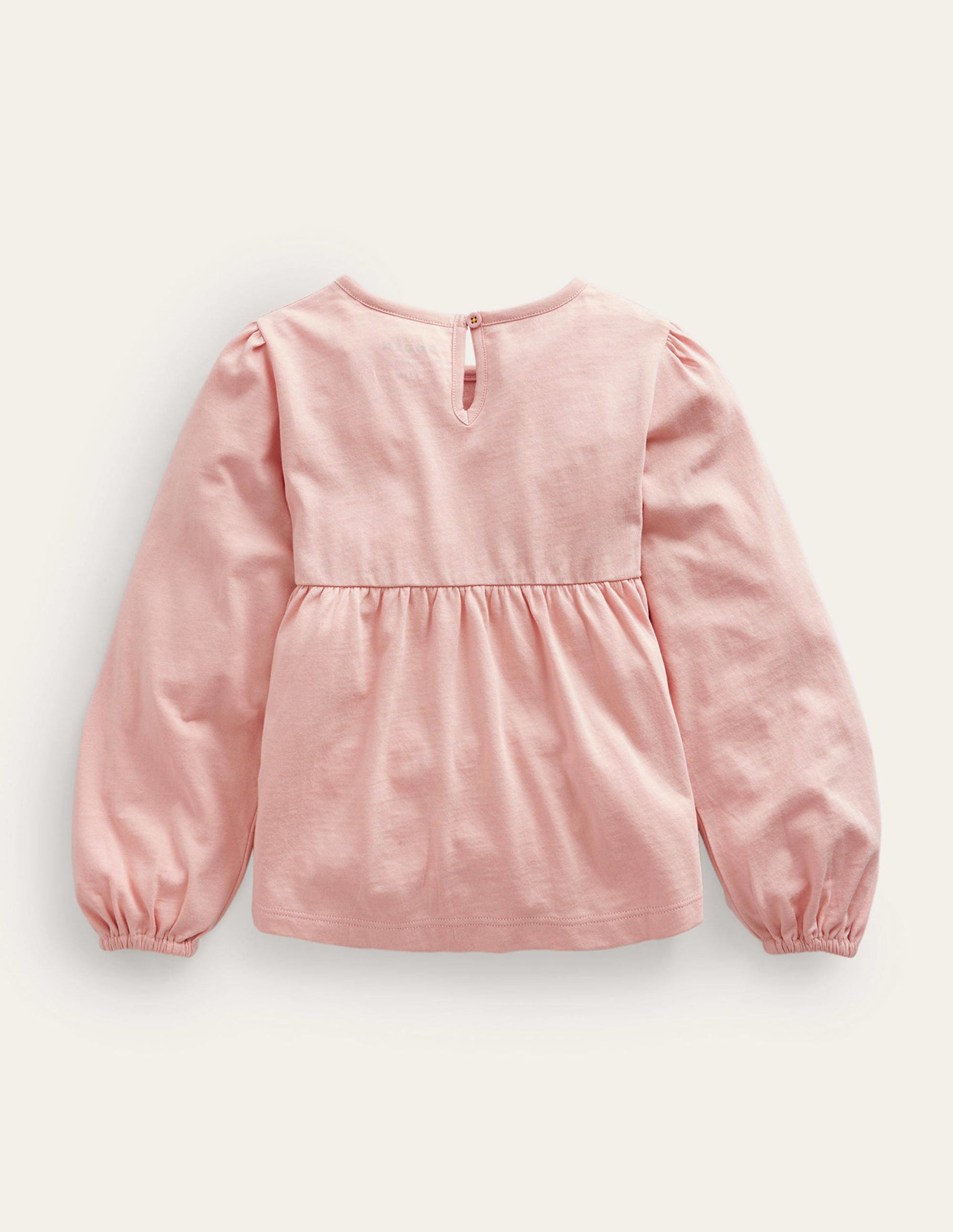 Embroidered Jersey Top-Provence Dusty Pink Floral-2