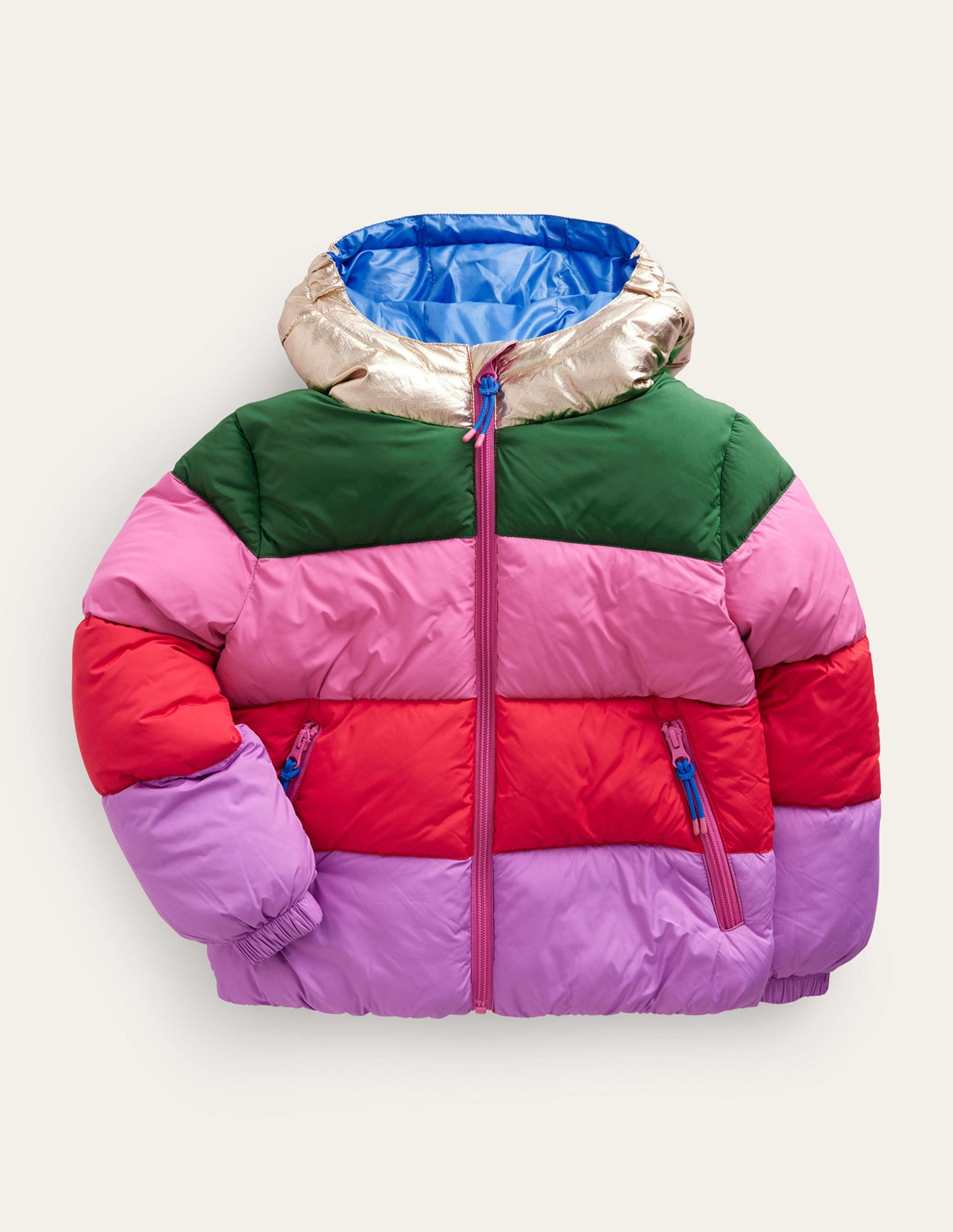Ultimate Padded Coat-Rainbow Multi - Image 1