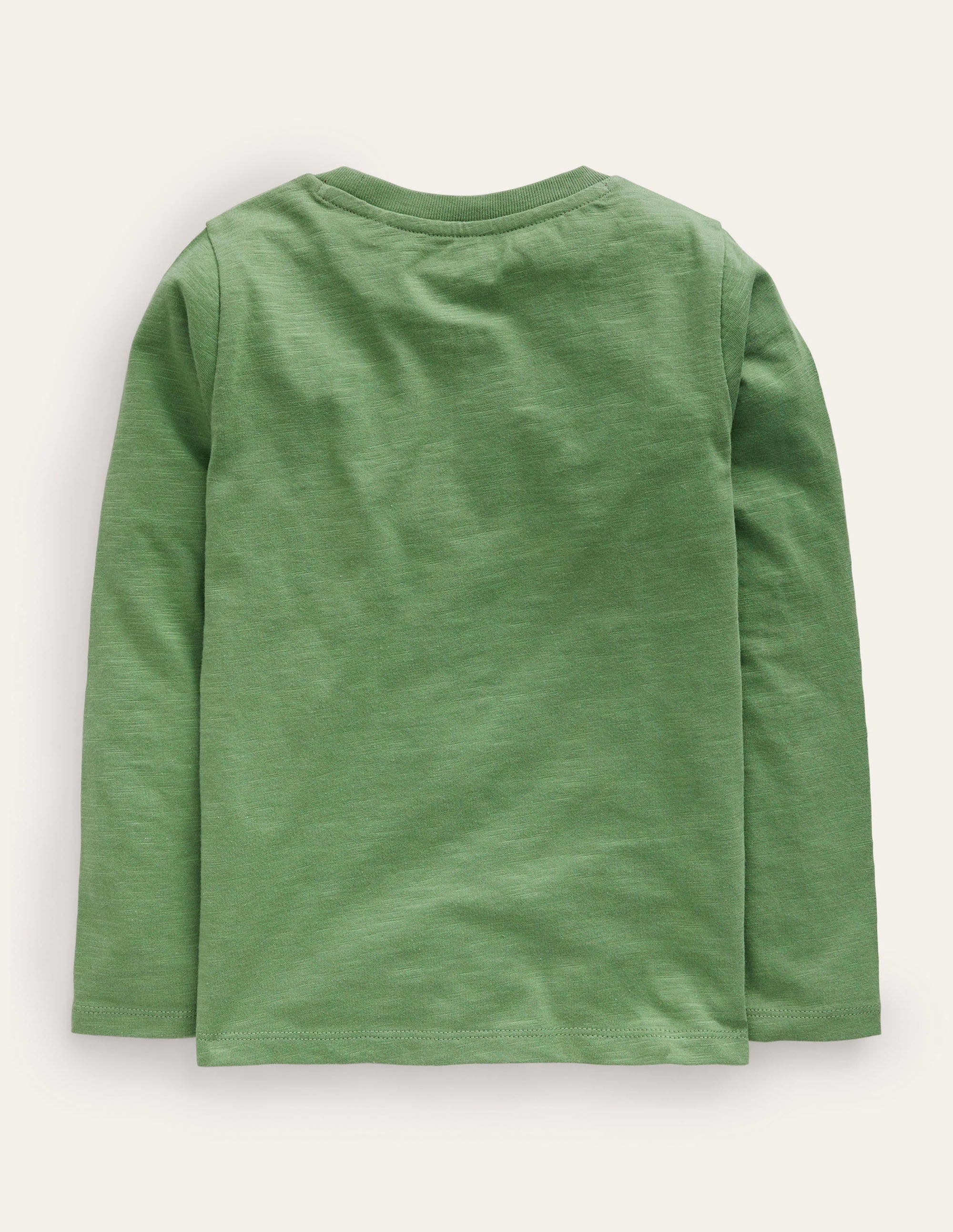 Pocket Logo T-shirt-Safari Green Robin - Image 2