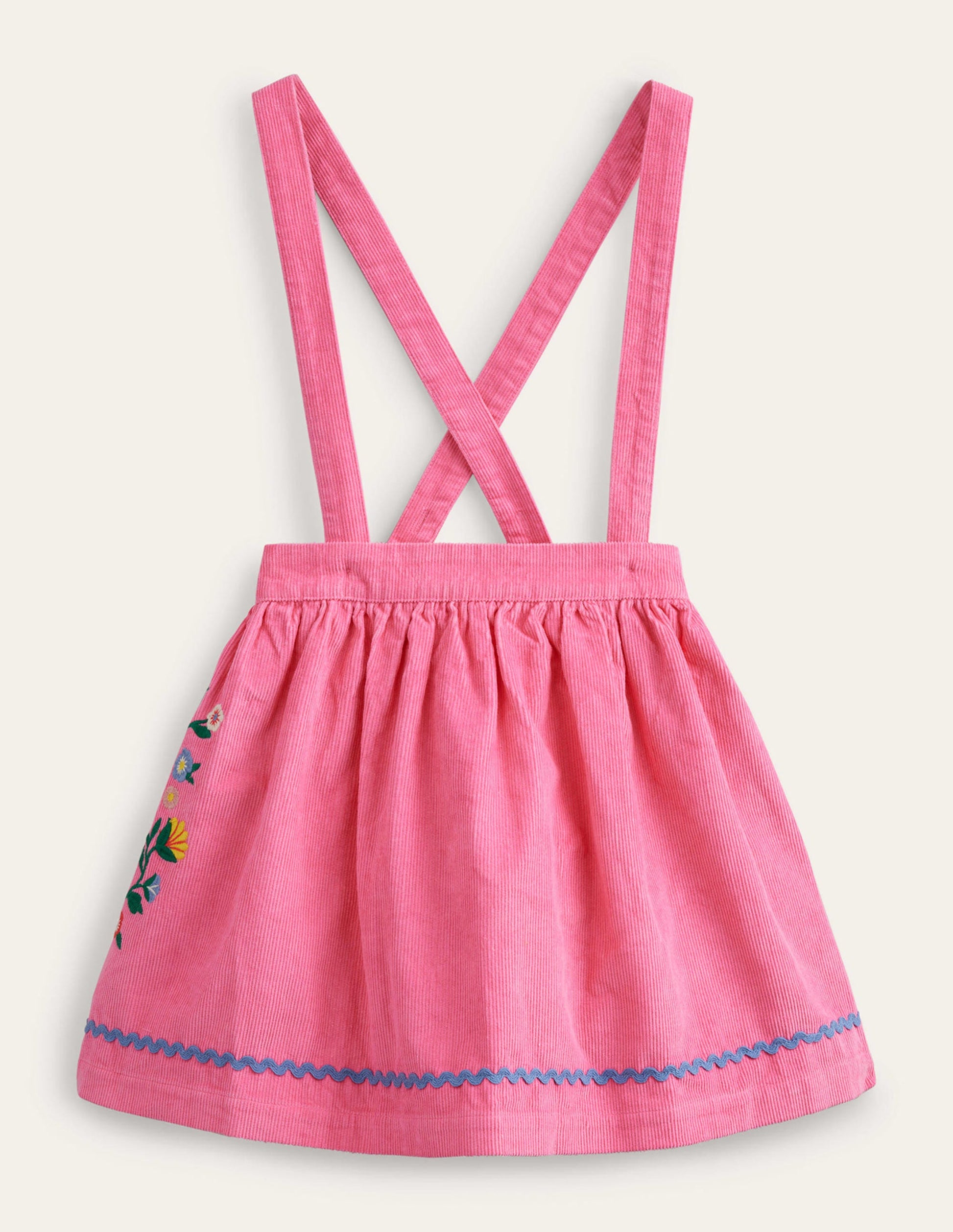 Heritage Embroidered Skirt-Knockout Pink Embroidery-1