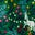 Cord Smocked Dress-Deep Green Unicorn Meadow