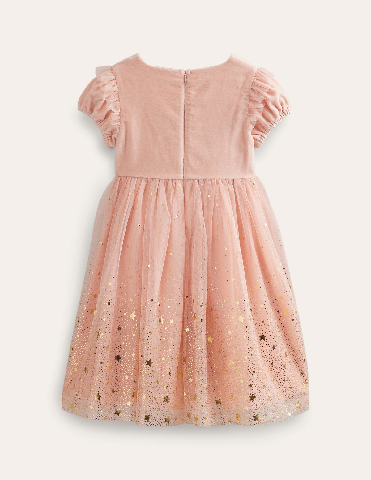 Dip Dye Metallic Party Dress-Provence Dusty Pink / Gold-2