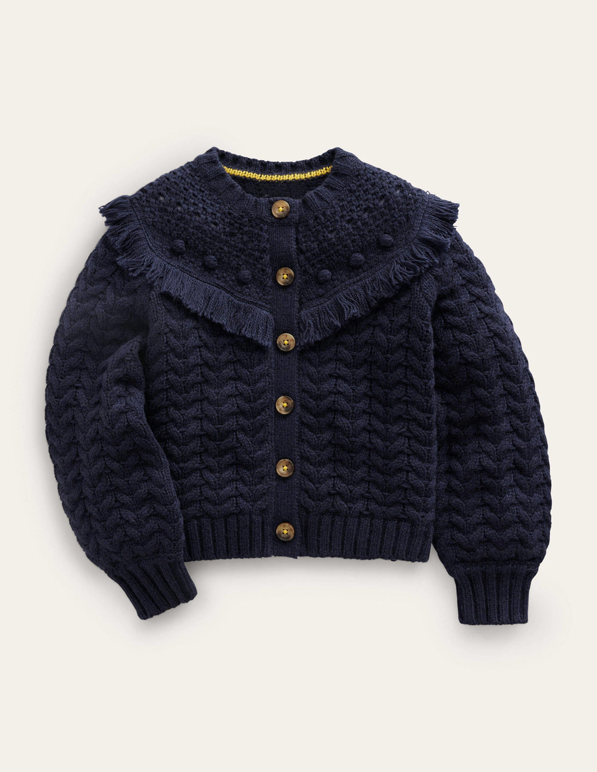 Tassel Cardigan-Navy - Image 1
