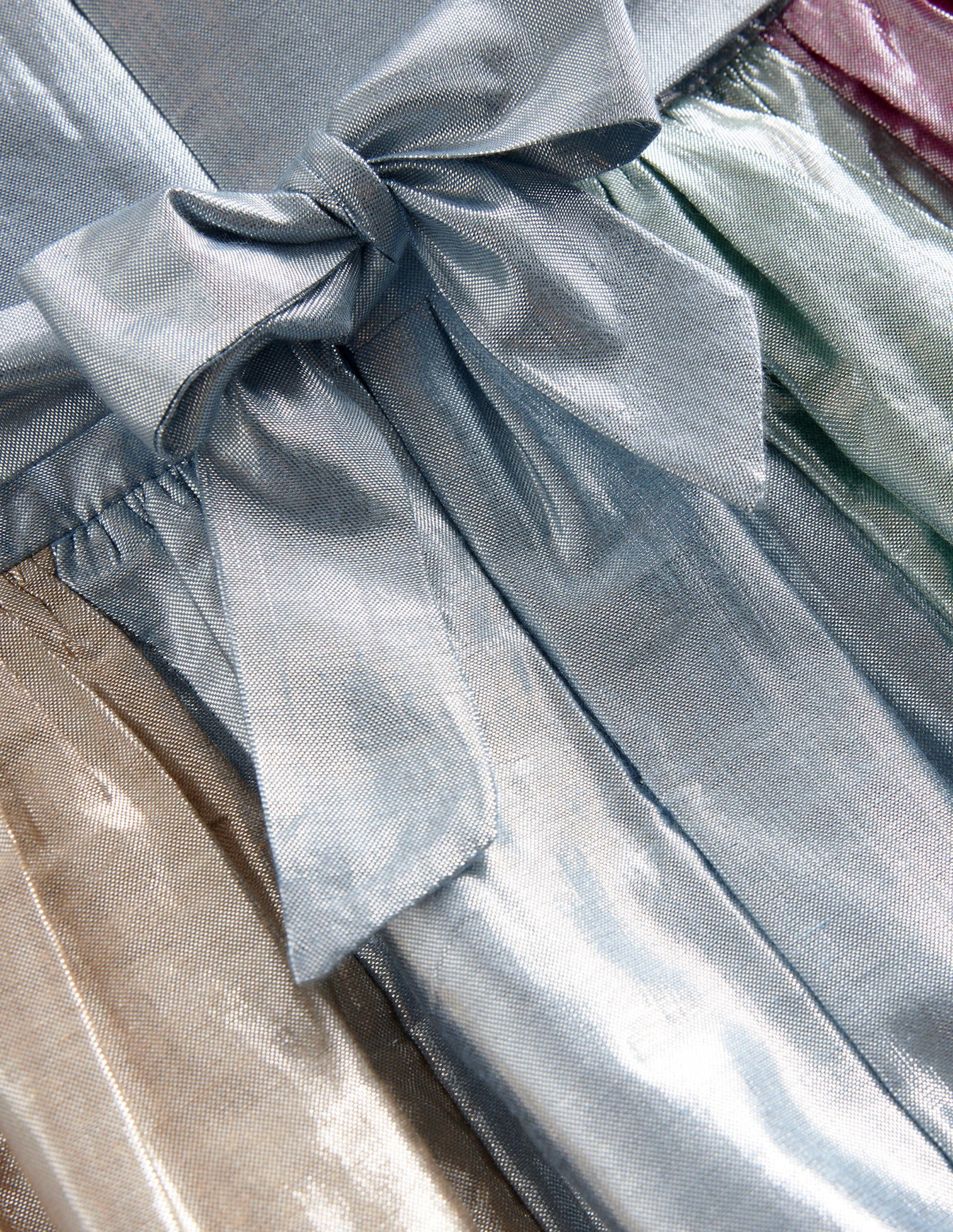 Metallic Party Dress-Multi-3