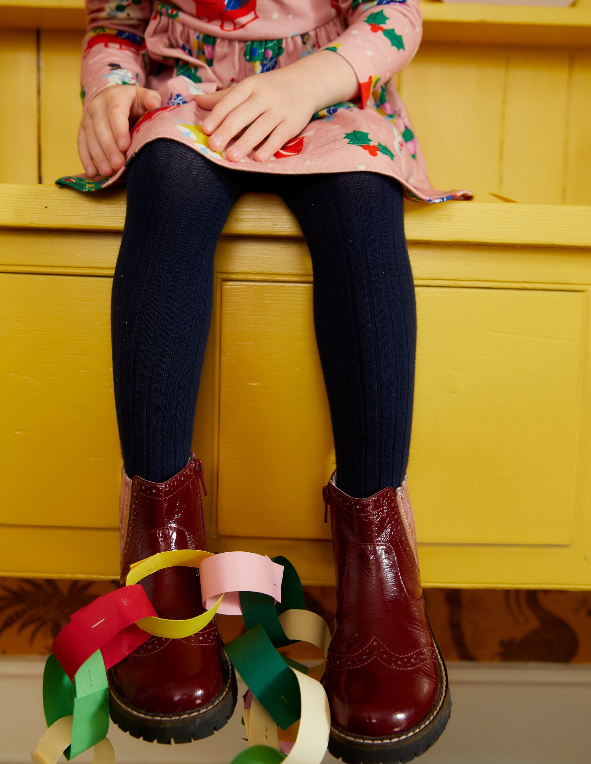 Leather Chelsea Boots-Burgundy Patent-4