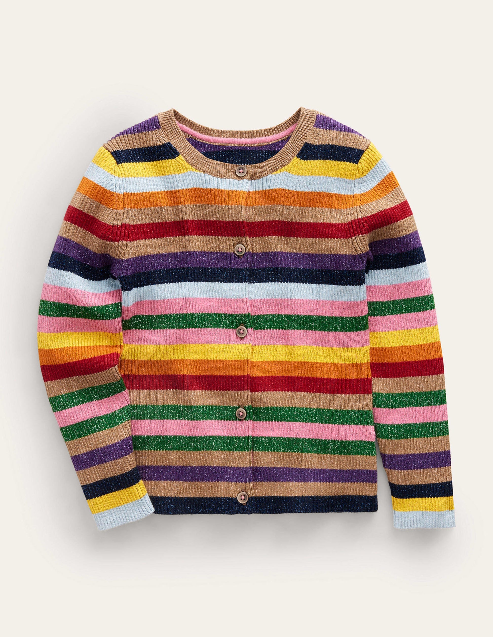Sparkle Stripe Cardigan-Multi Sparkle Stripe-1