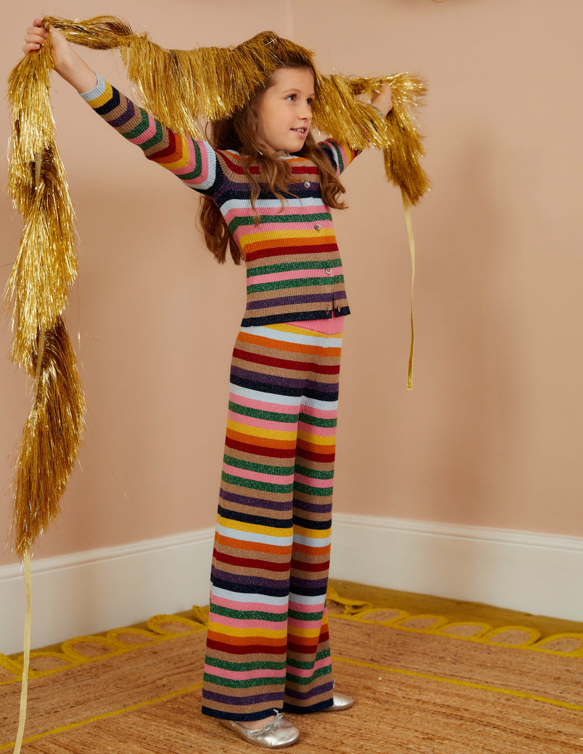 Sparkle Stripe Cardigan-Multi Sparkle Stripe-4