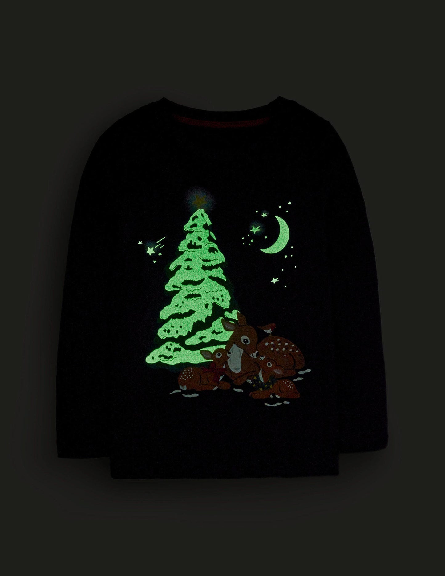 Metallic Logo T-shirt-French Navy Deer