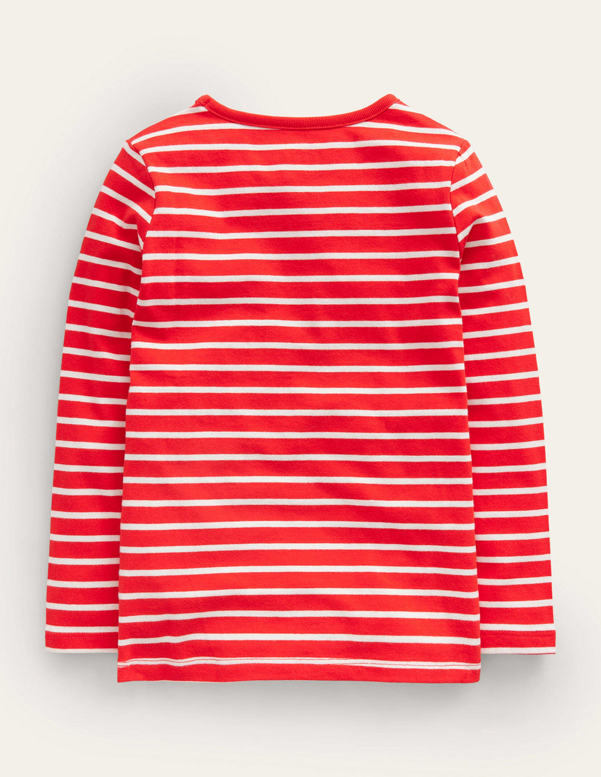 Puff Sleeve Appliqué T-shirt-Brilliant Red/Ivory Carolers - Image 2
