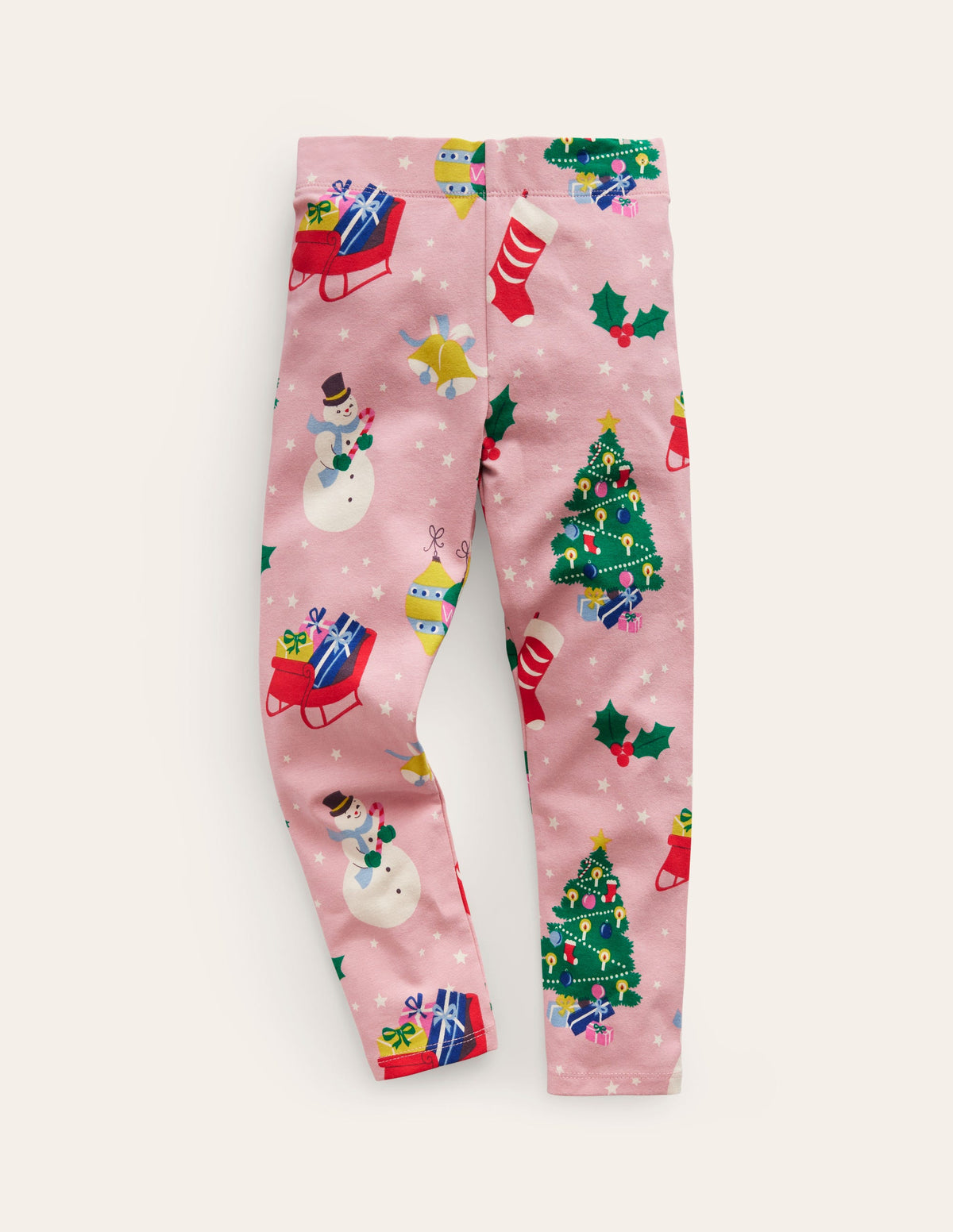 Fun Leggings-Tickled Pink/Gold Suns-1