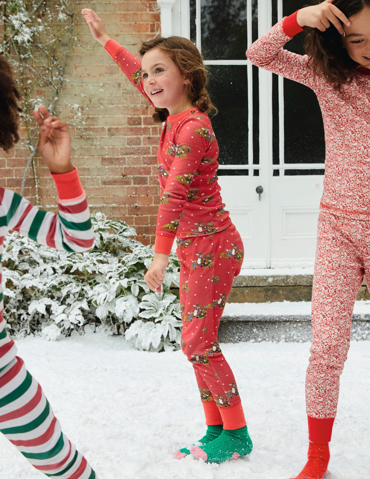 Snug Long John Pyjamas-Rockabilly Red Deer-4