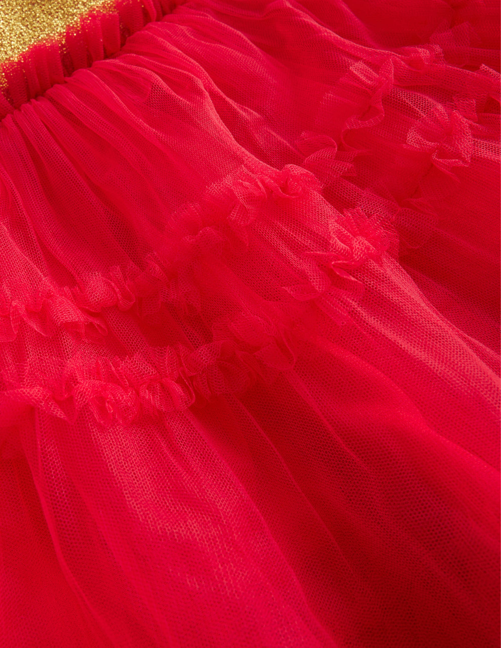 Tulle Party Skirt-Rockabilly Red - Image 3