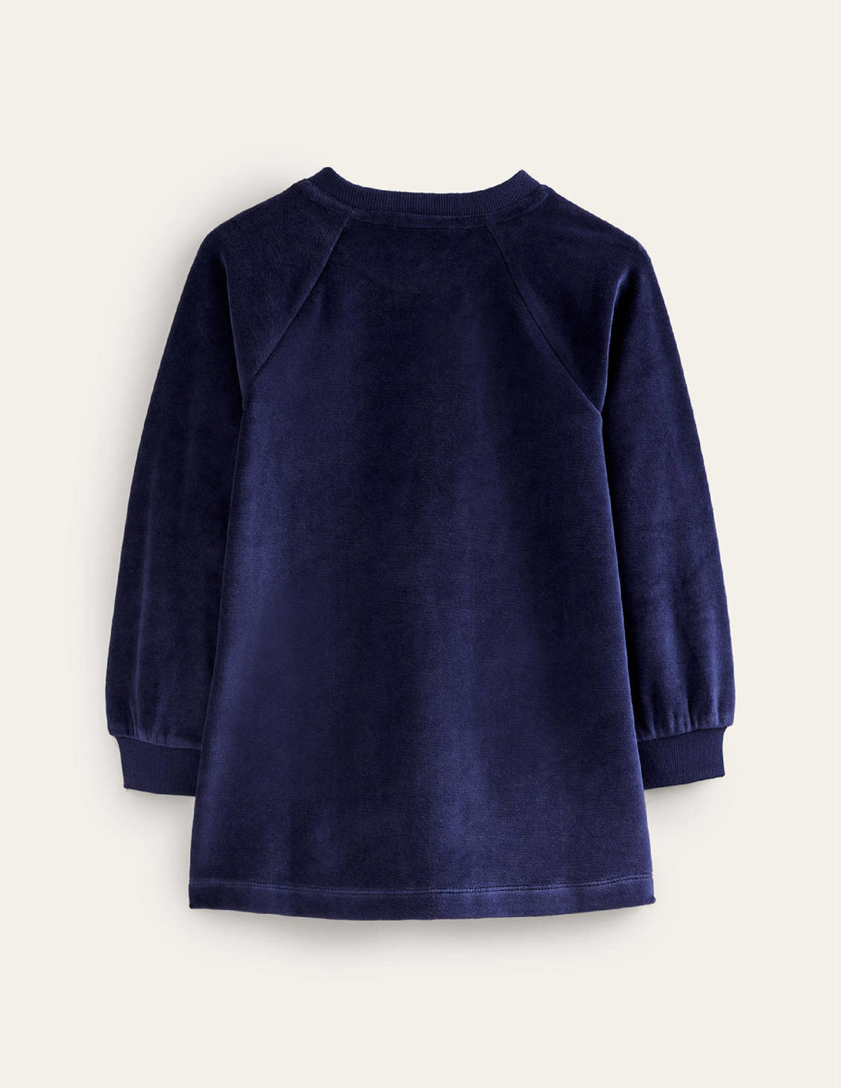 Velour Heart Pocket Tunic-College Navy-2