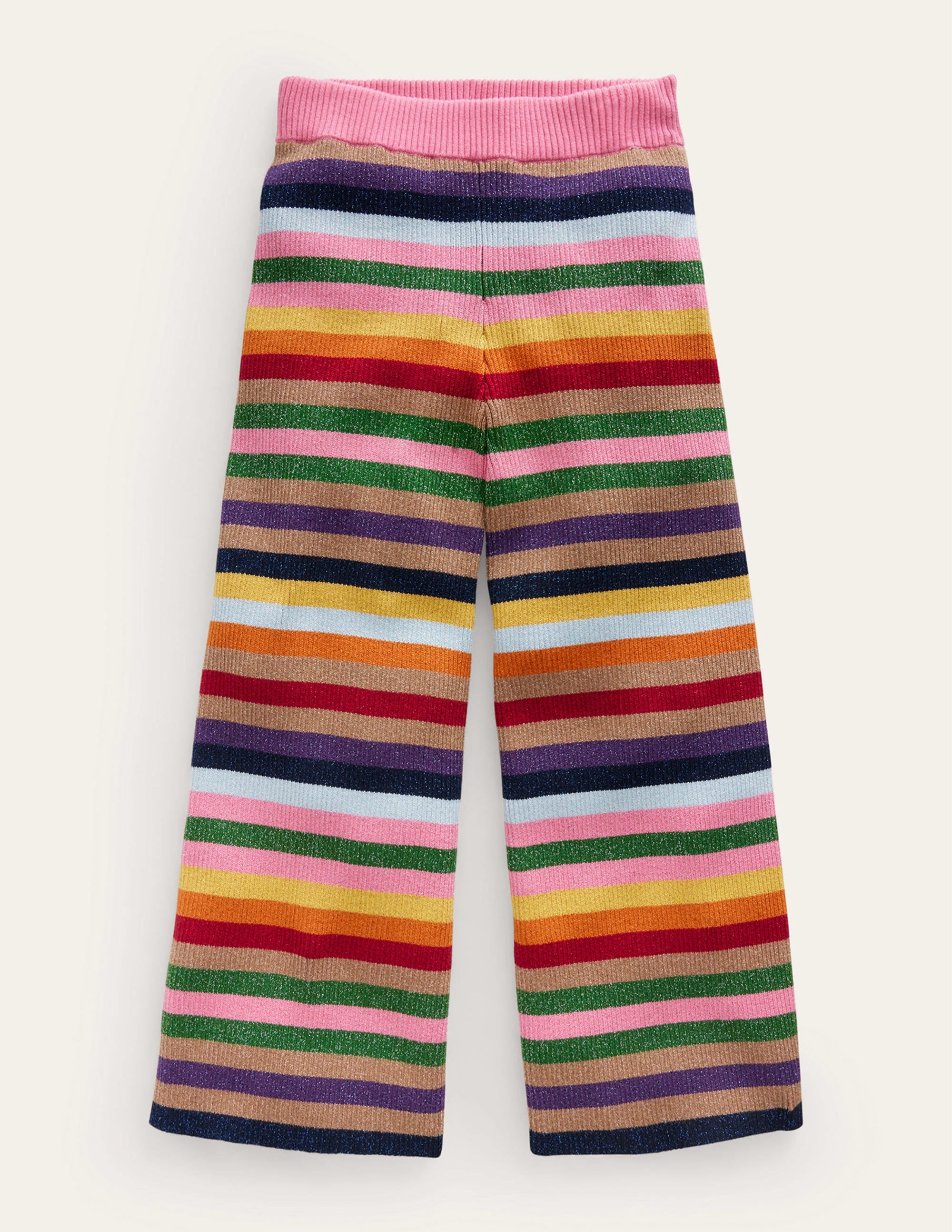 Sparkle Stripe Trousers-Multi Sparkle Stripe - Image 1