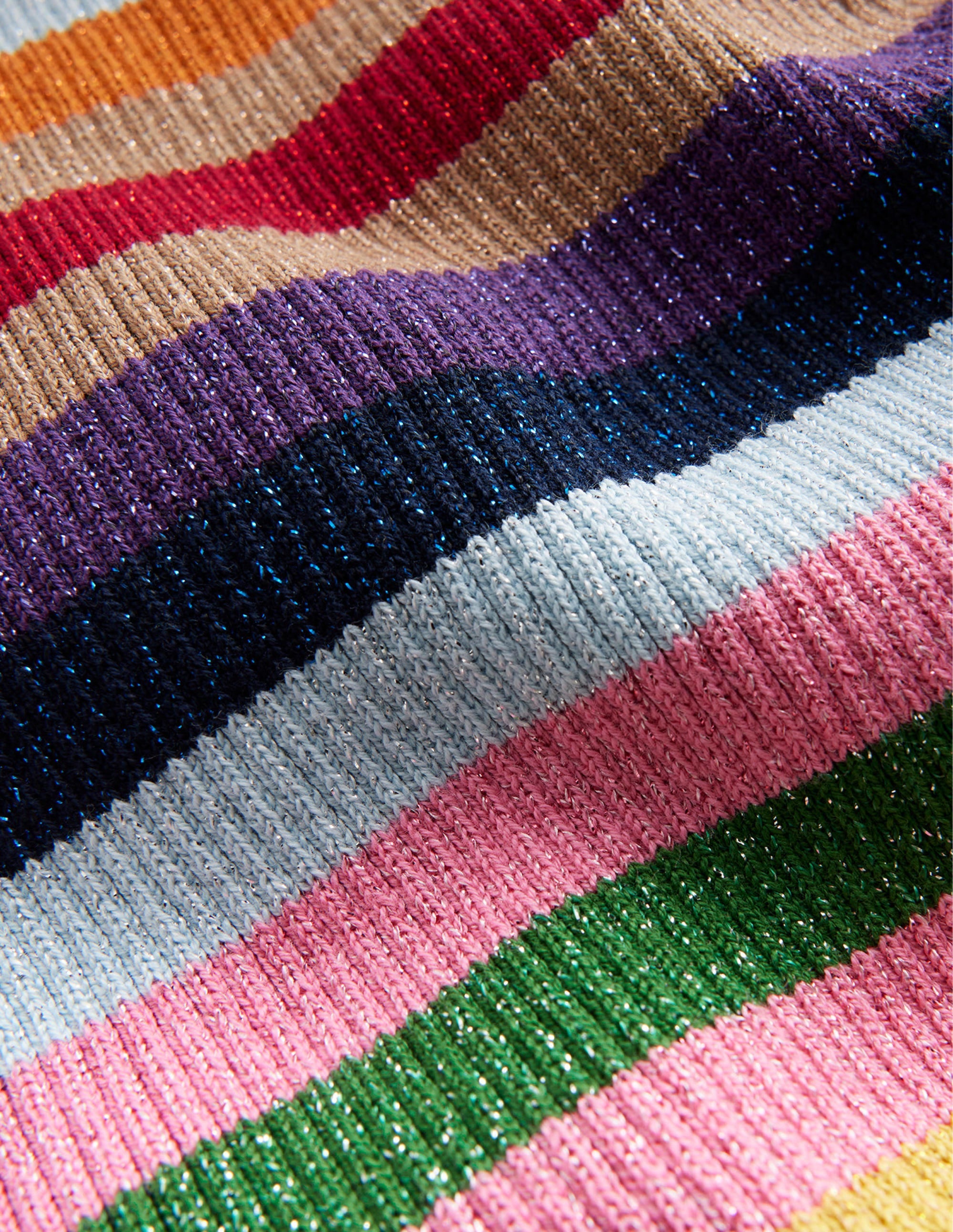 Sparkle Stripe Trousers-Multi Sparkle Stripe - Image 3
