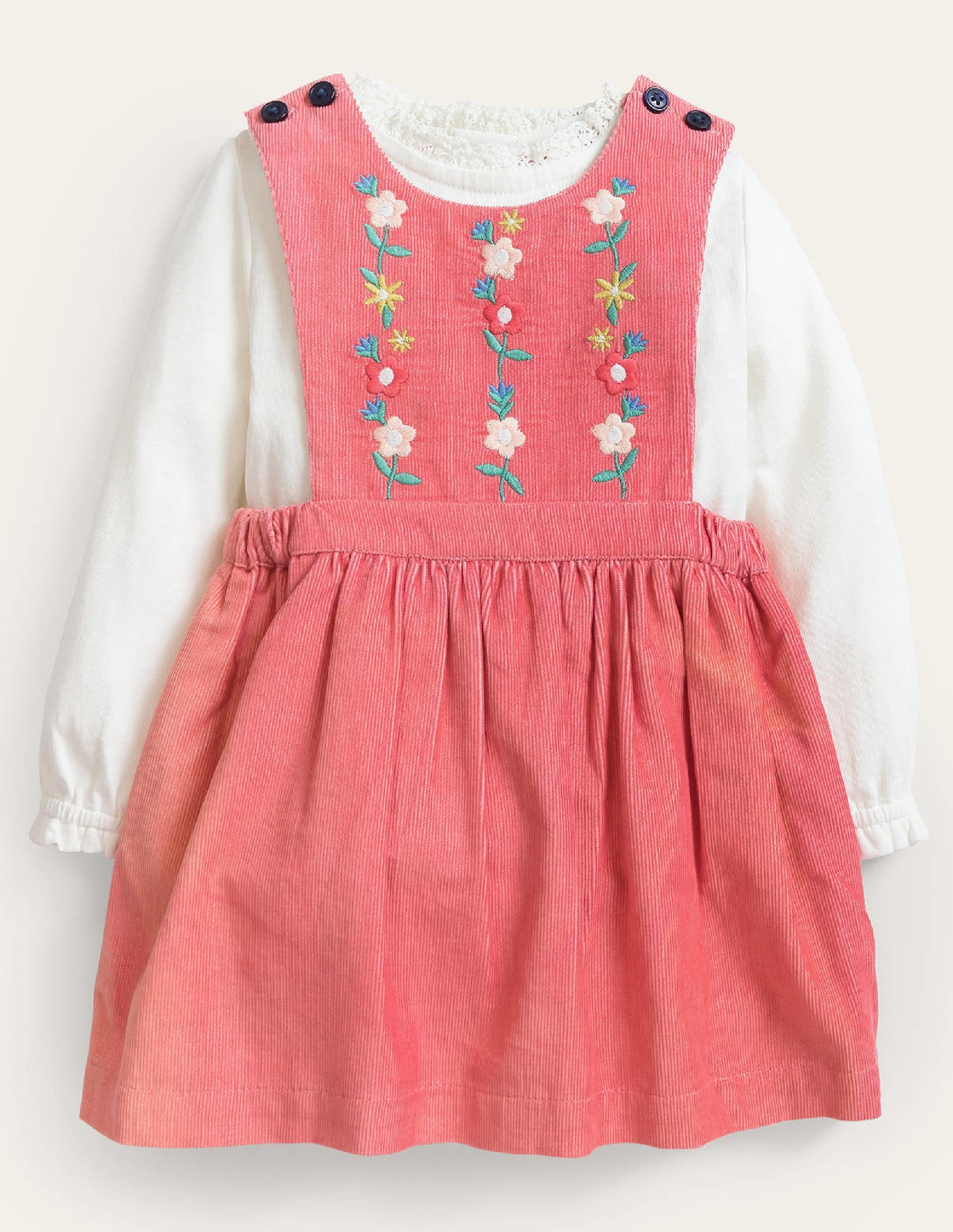 Woven Pinnie Set-Crab Apple Red - Image 1