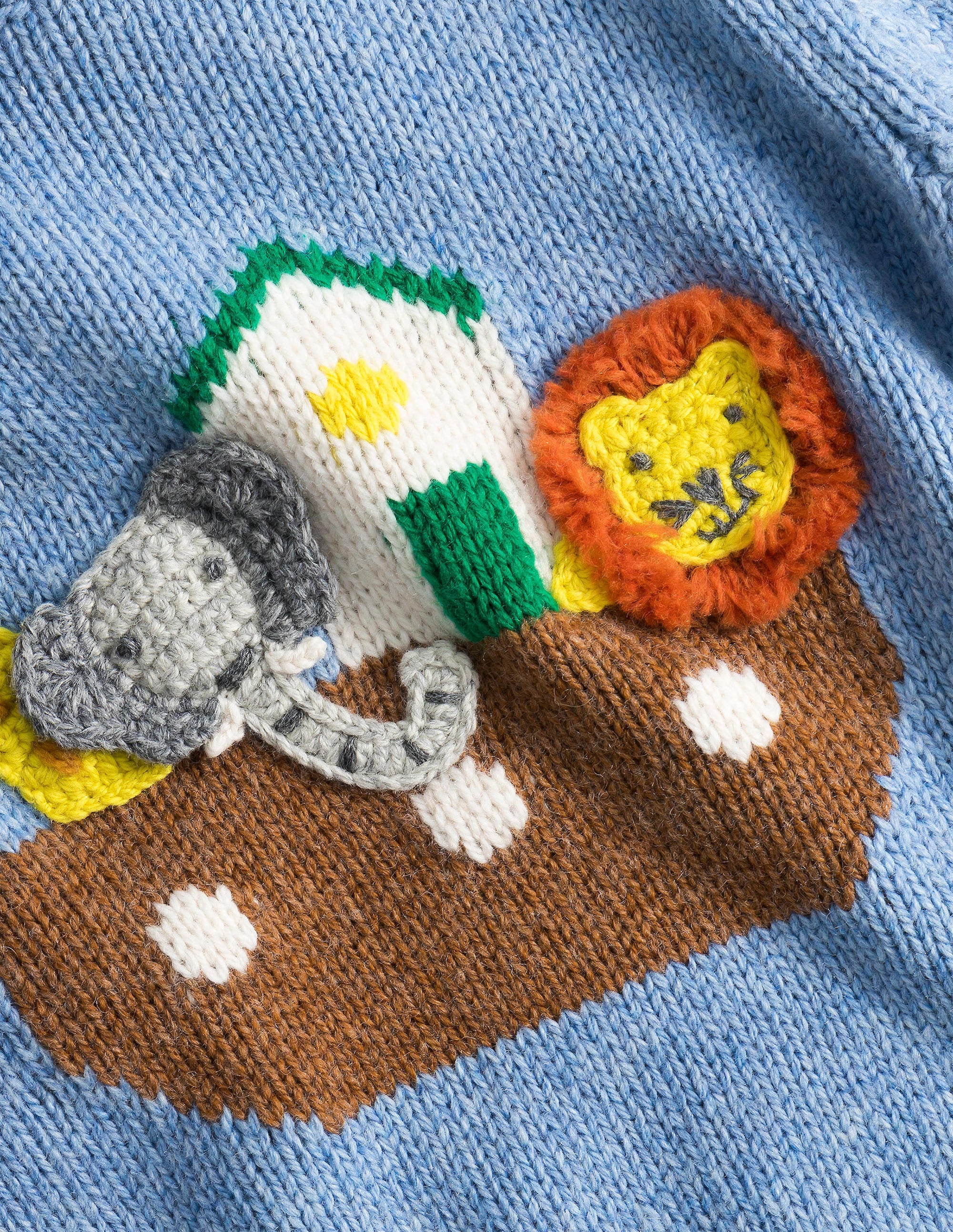 Fun Knitted Jumper-Brunnera Blue - Image 3