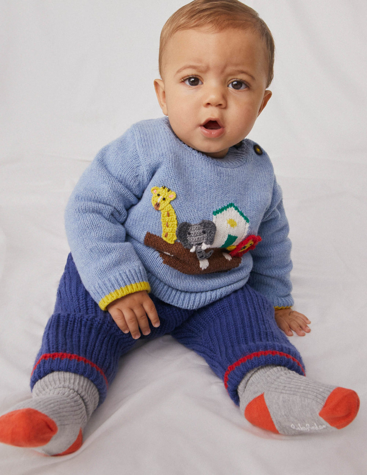 Fun Knitted Jumper-Brunnera Blue - Image 4