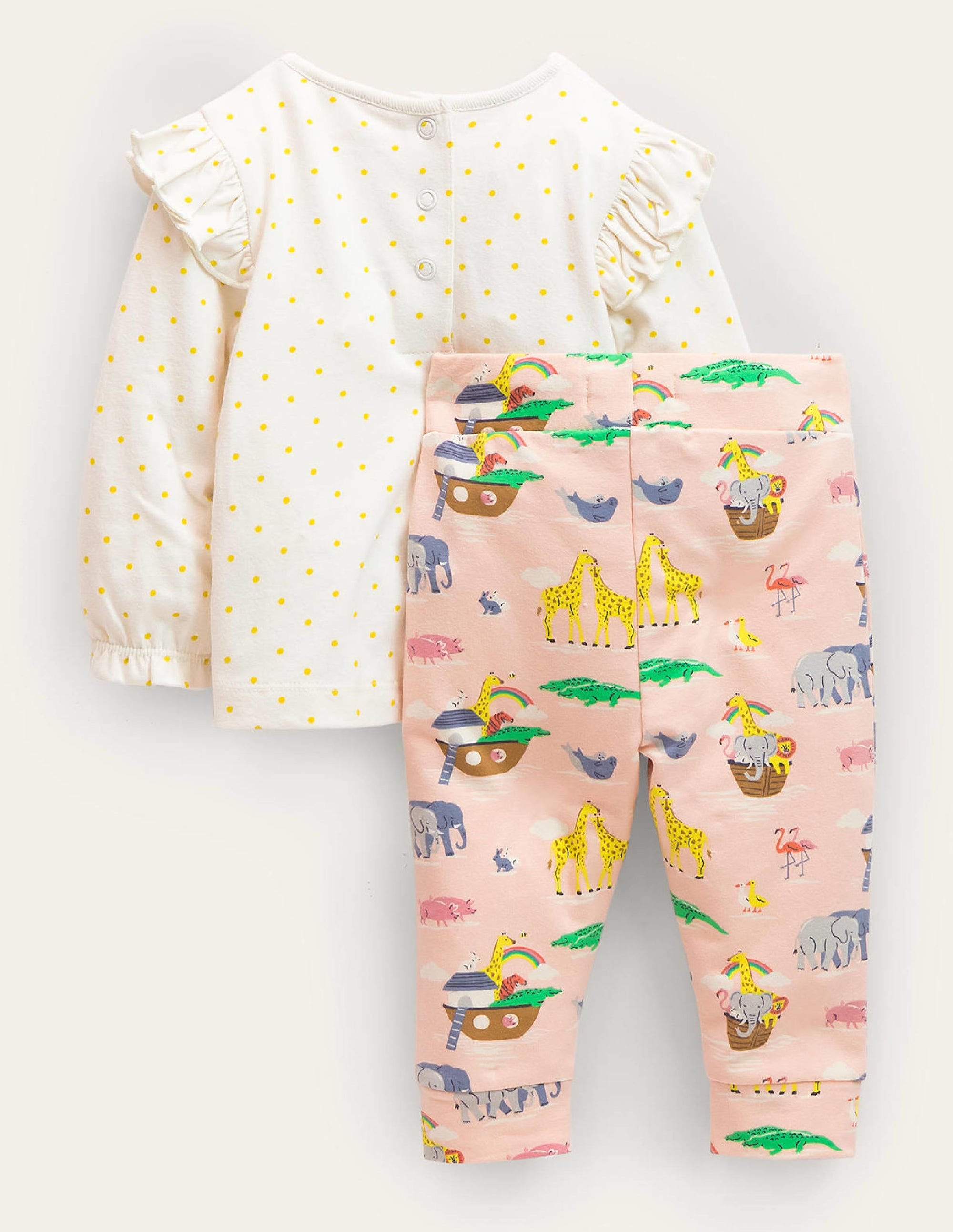 Jersey Play Set-Provence Dusty Pink Animals - Image 2
