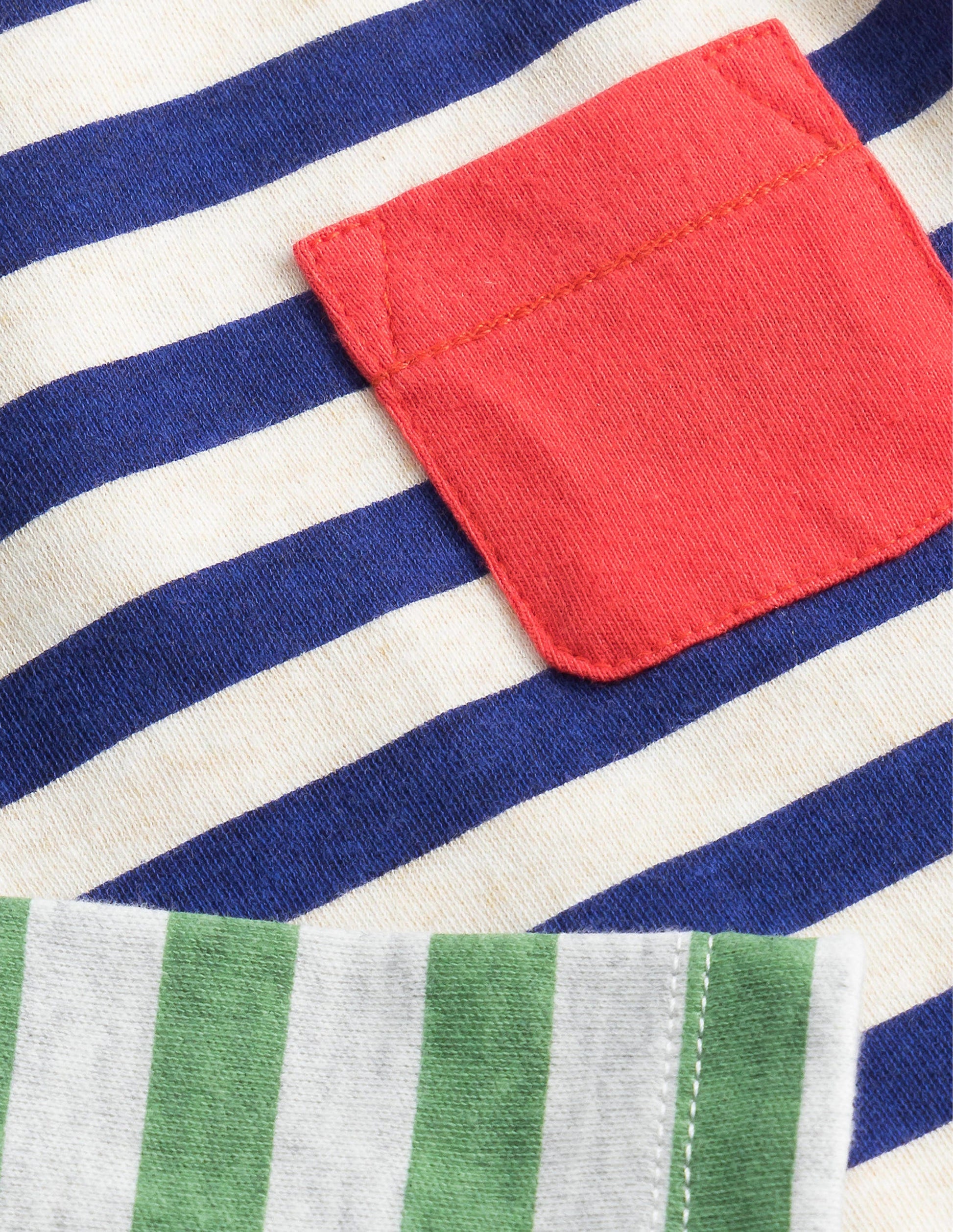 GOTS Stripe T-Shirt-Multi Hotchpotch-3